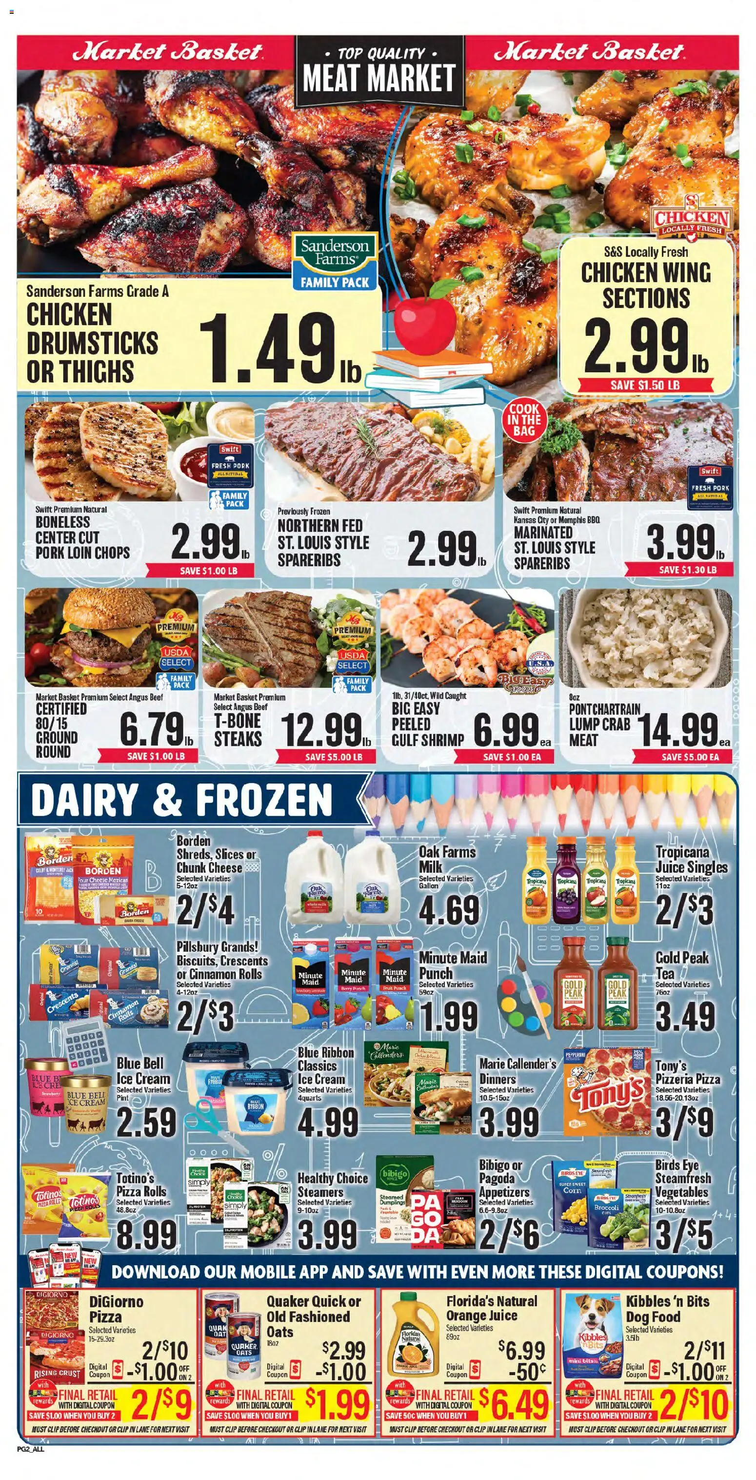 Market Basket Weekly Ad - valid from 08/12/2026 | Page: 4 | Products: Basket, Cheese, Pork, Dumplings