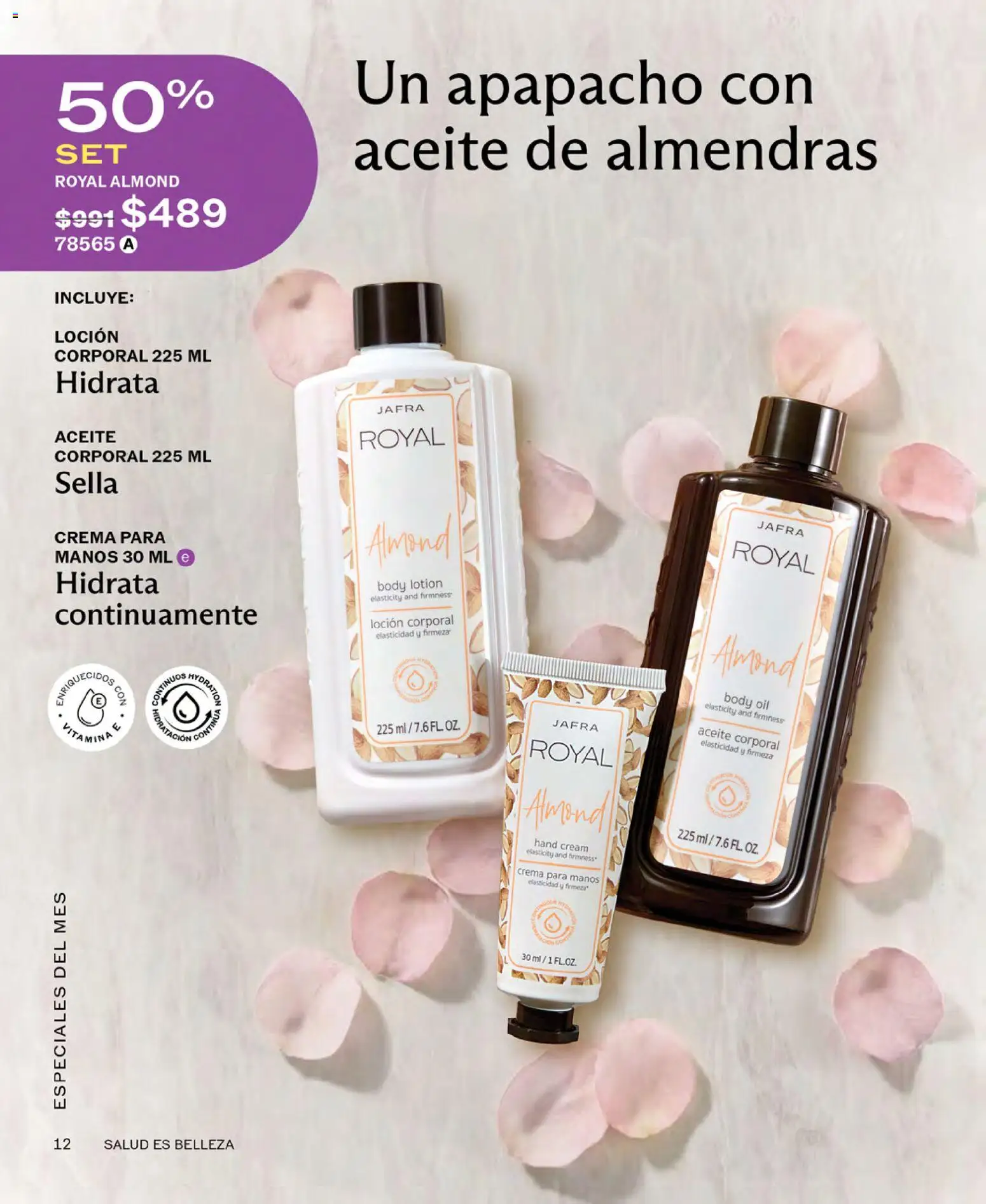 Nuevas ofertas de JAFRA válidas en toda la República Mexicana desde el 01.04.2026. ¡Encuentra las mejores ofertas en JAFRA catálogo! | Página: 12 | Productos: Almendras, Crema, Aceite, Body
