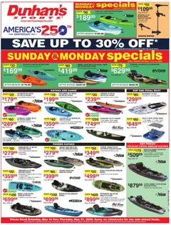 Preview of Dunham's Sports weekly ads valid from 16.05.2026