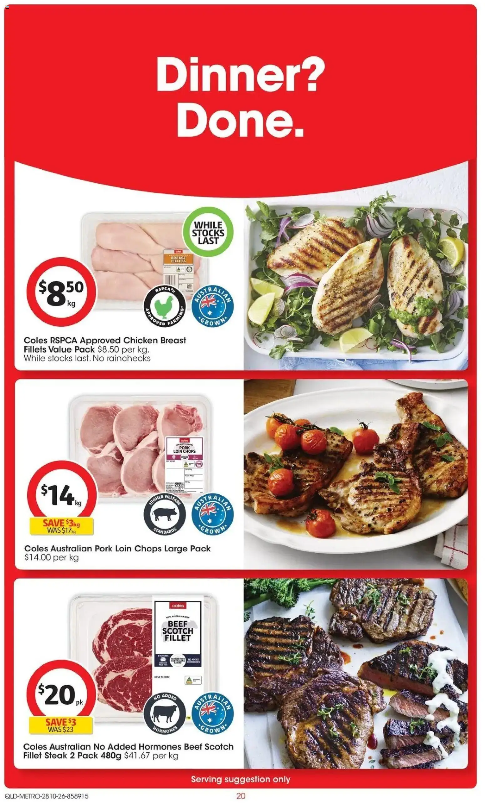﻿Coles catalogue valid from 28/10/2026 > Online Australia | Page: 20