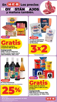 Vista previa de H-E-B folleto, nuevo folleto de la tienda, válido en México a partir del 28/08/2026