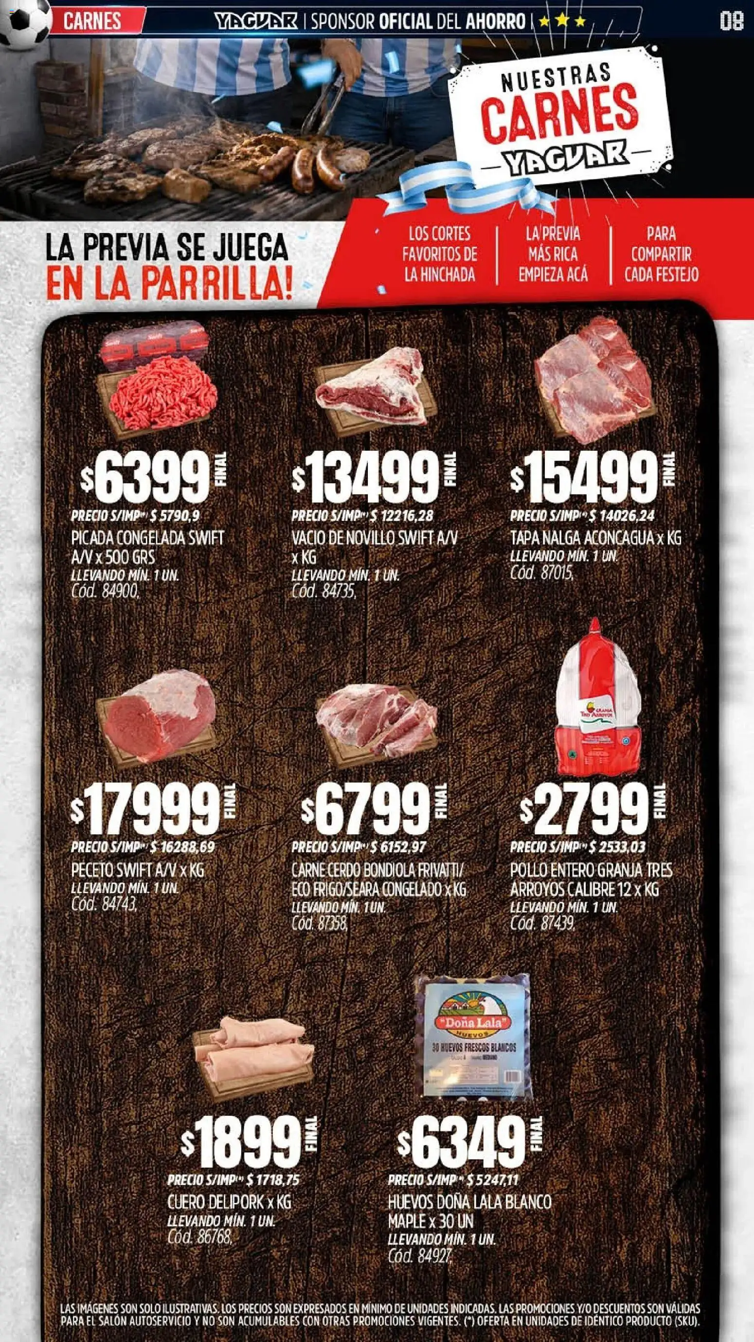 Yaguar - Oferta Semanal Parque Chacabuco │ válido desde el 01.06.2026 | Página: 8 | Productos: Juega, Parrilla, Pollo, Huevos