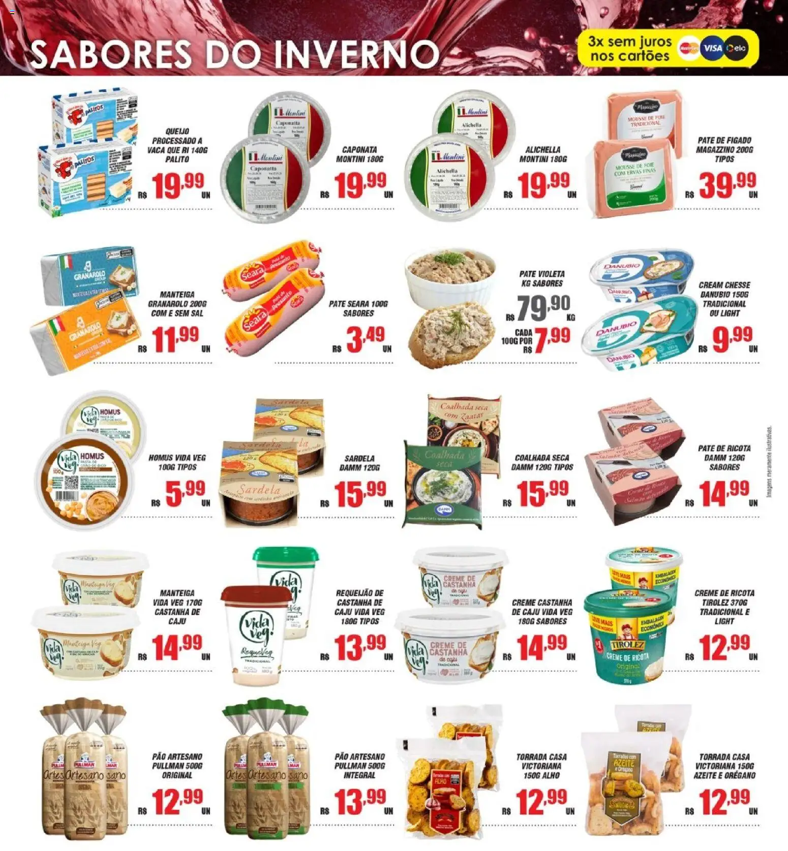 Violeta Supermercados Folheto - válido de 09.06.2026 | Página: 9 | Produtos: Manteiga, Ricota, Creme, Requeijão