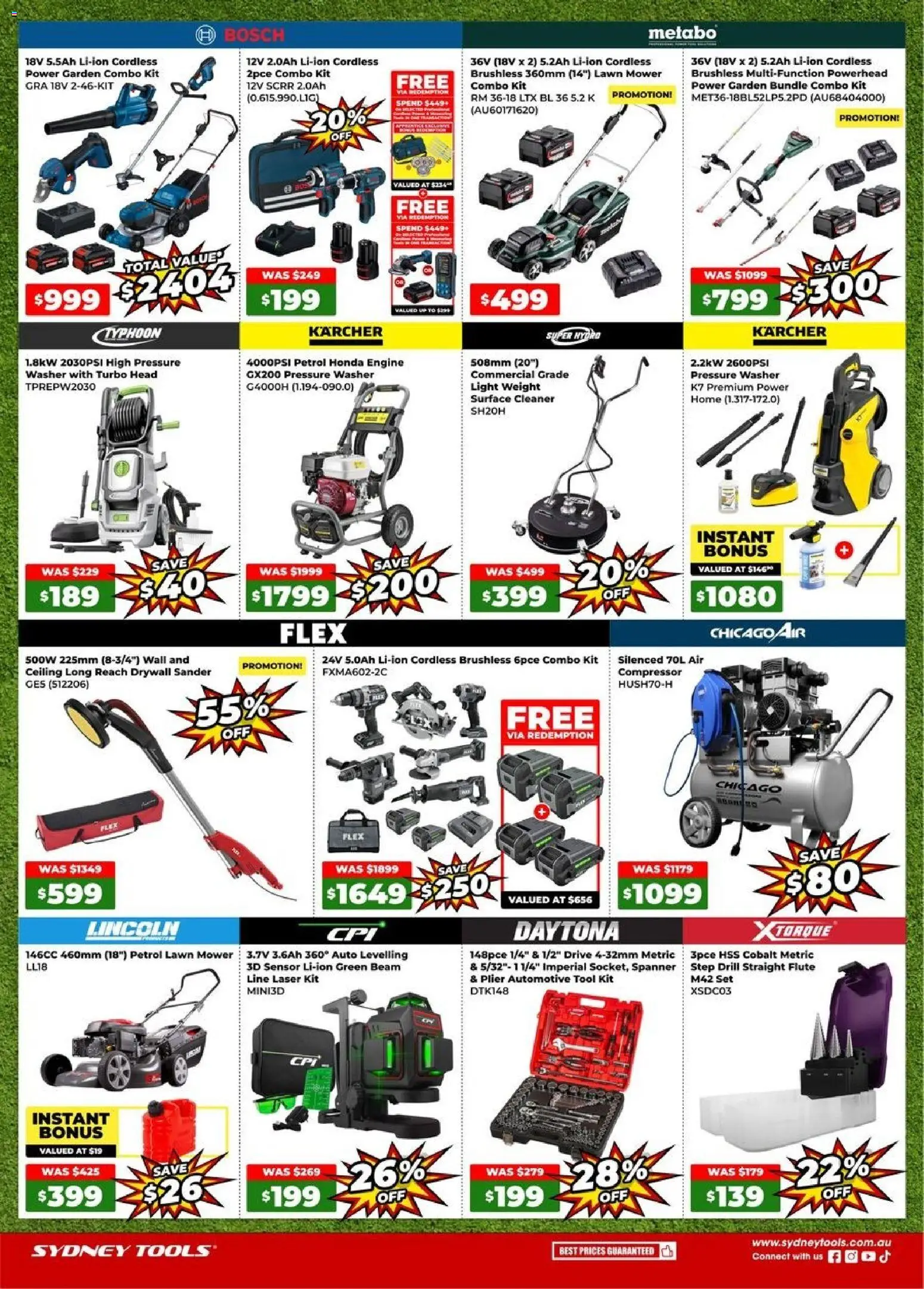 Sydney Tools catalogue - valid from 03/09/2026 | Page: 2 | Products: Light, Compressor, Cleaner, Weight