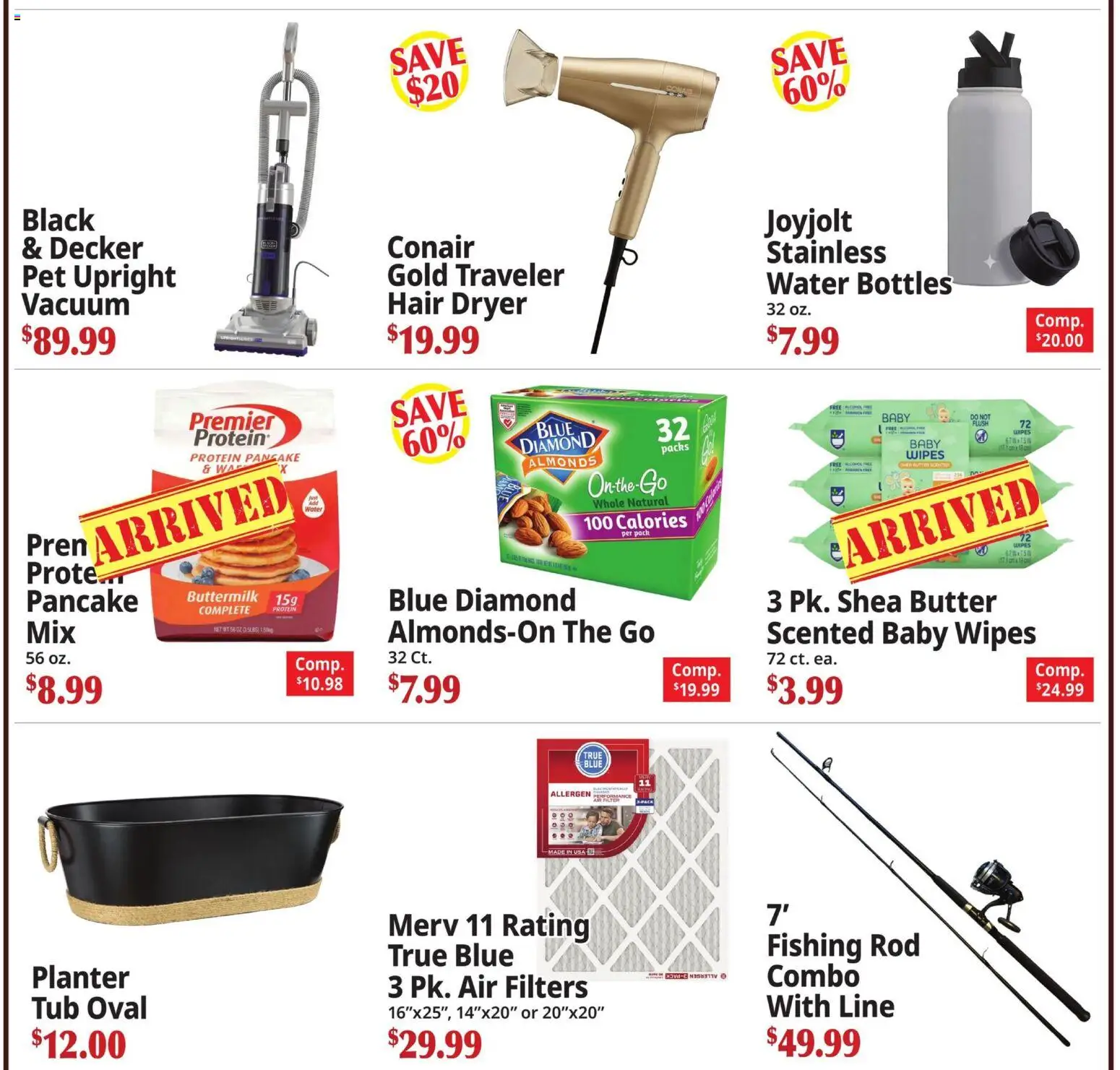 Ocean State Job Lot Ad - valid from 28.05.2026 | Page: 6 | Products: Butter, Water, Hair dryer, Dryer