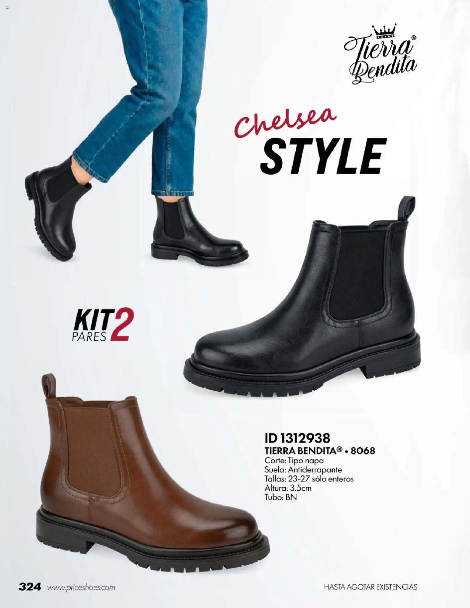 Nuevas ofertas de Price Shoes válidas en toda la República Mexicana desde el 18/07/2026. ¡Encuentra las mejores ofertas en Price Shoes catálogo Botas! | Página: 324