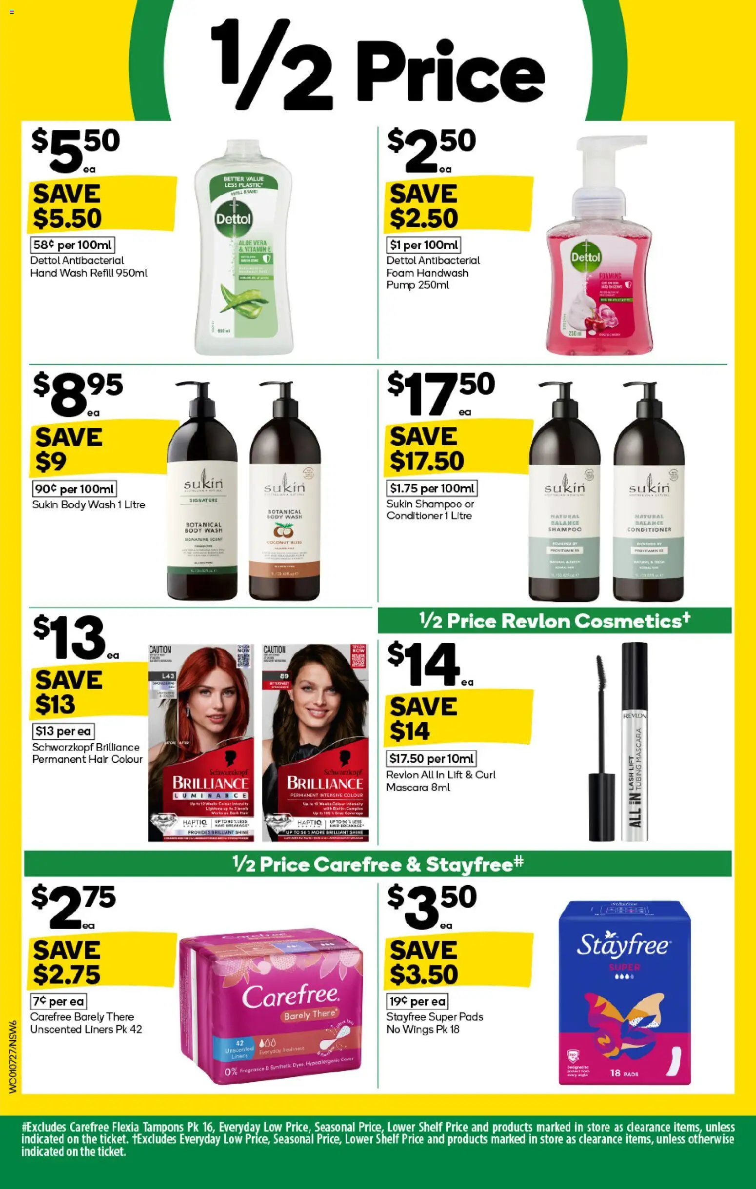 Woolworths catalogue - valid from 01/07/2026 | Page: 6 | Products: Mascara, Conditioner, Hair colour, Tampons