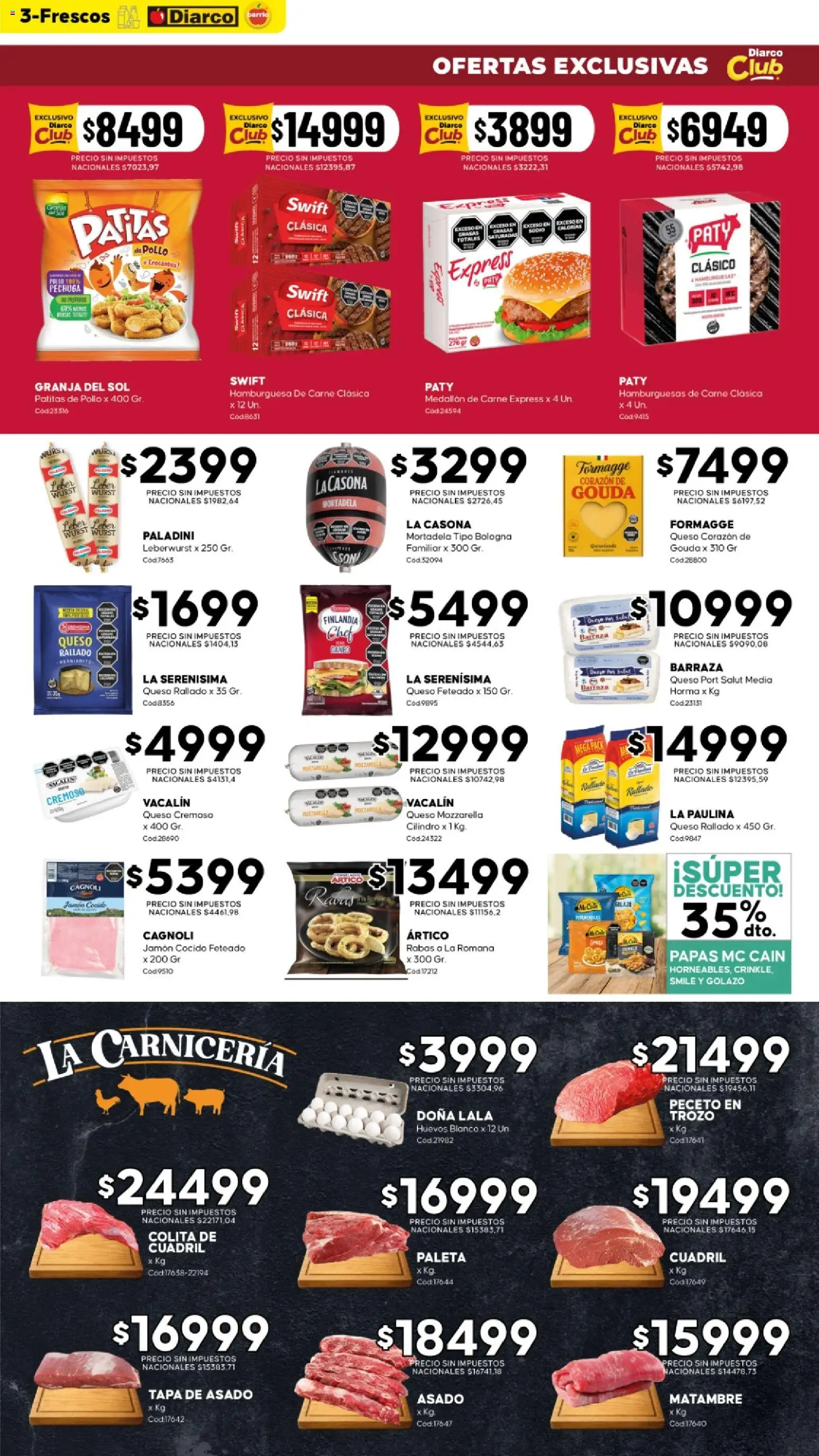 Diarco - OFERTAS DIARCO BARRIO │ válido desde el 26/10/2026 | Página: 3