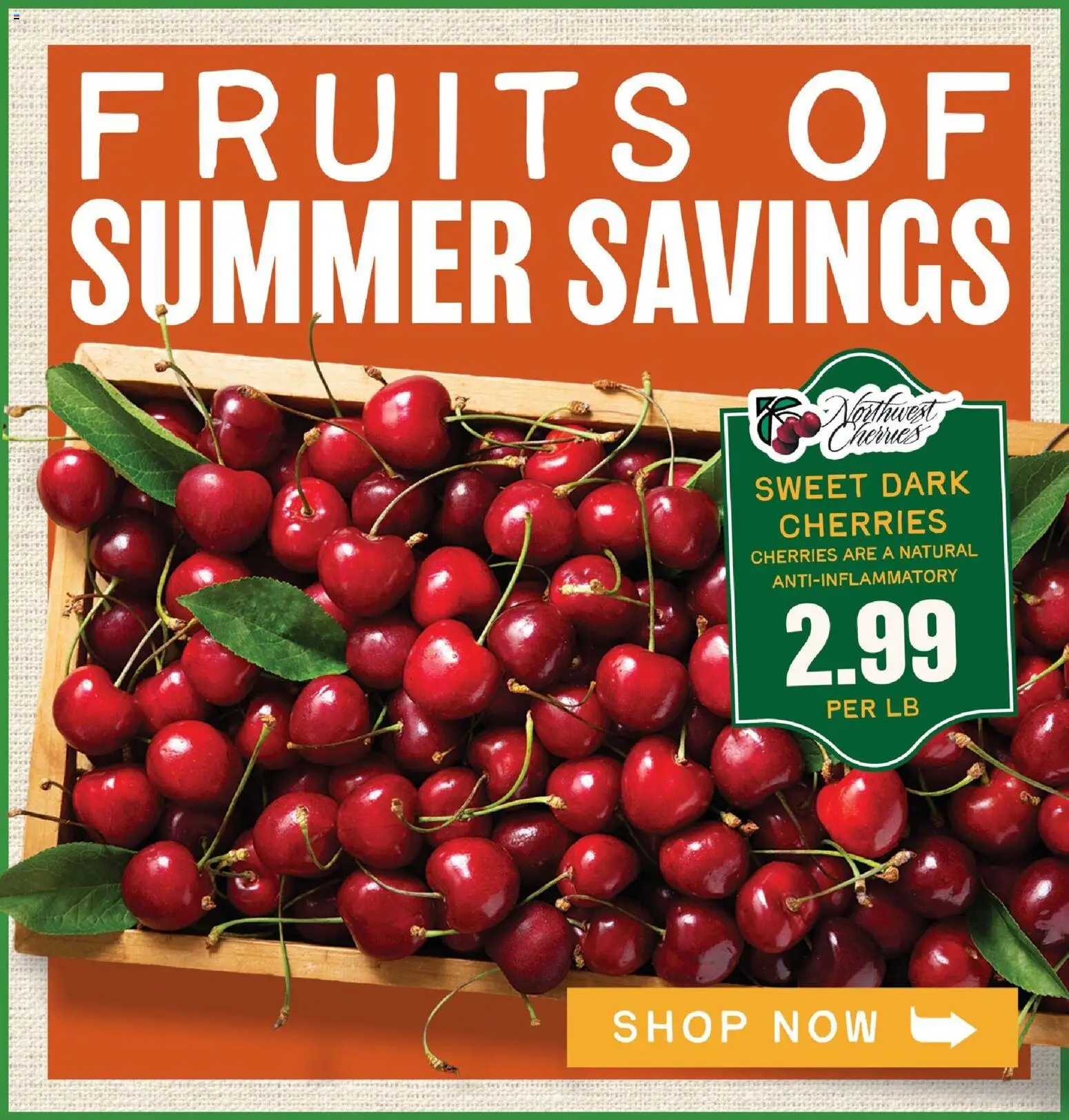 Lowes Foods Weekly Ad - GA - valid from 07/01/2026 | Page: 3 | Products: Cherries, Fruits
