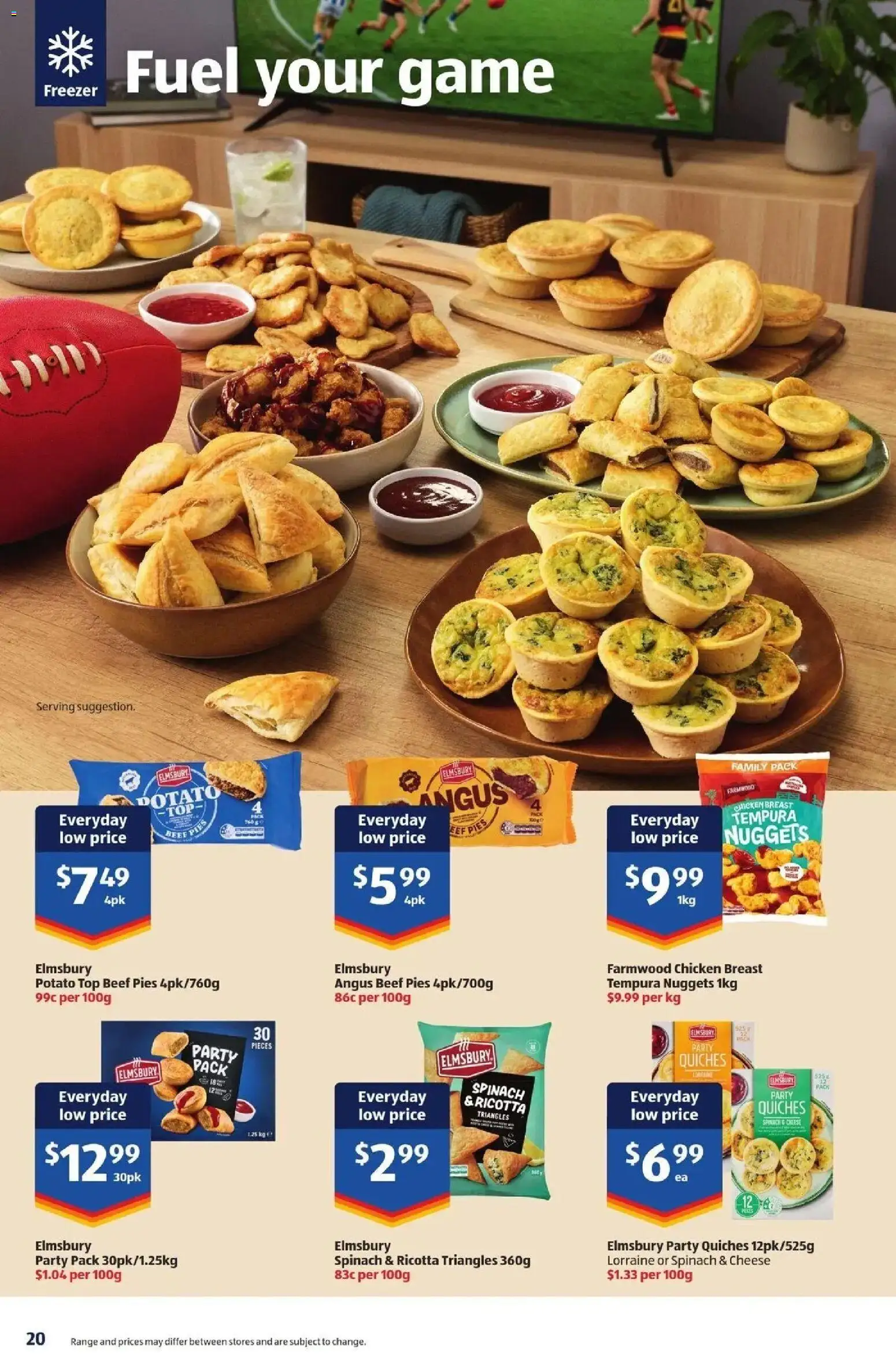 Aldi catalogue - valid from 07/10/2026 | Page: 20 | Products: Cheese, Chicken, Pies, Game