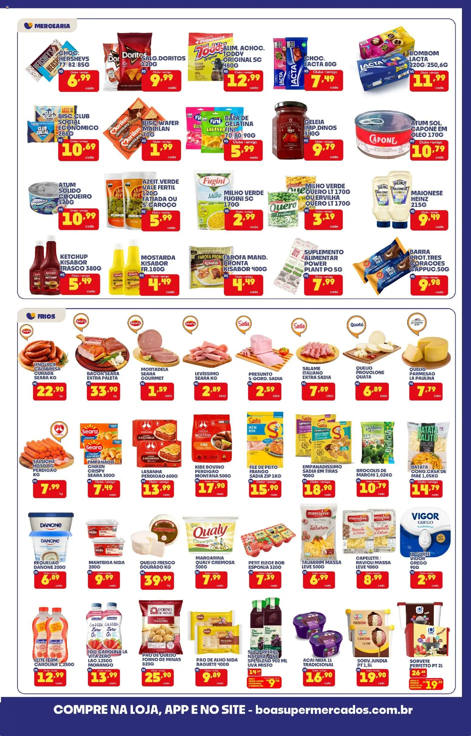 Boa Supermercados Folheto - válido de 25/09/2026 | Página: 3 | Produtos: Baguete, Pão, Bacon, Bala