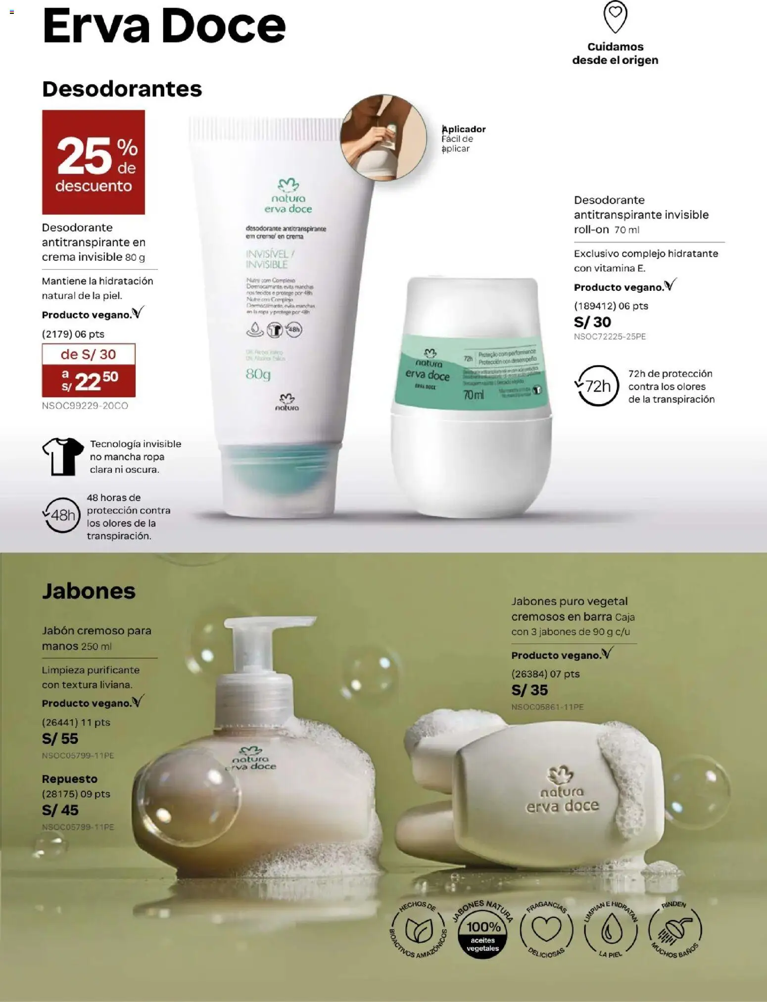 Catálogo Natura válido desde 05.05.2026 | Página: 147 | Productos: Desodorante, Caja, Ropa, Crema