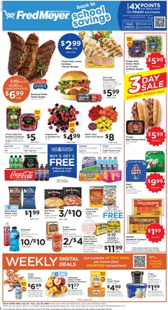 Preview of Fred Meyer weekly ads valid from 07/22/2026