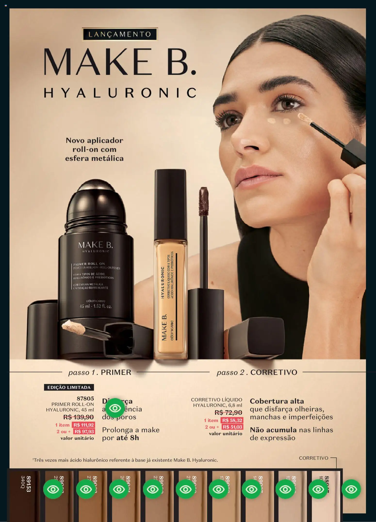 O Boticário Folheto - válido de 10/08/2026 | Página: 2 | Produtos: Corretivo, Base, Primer