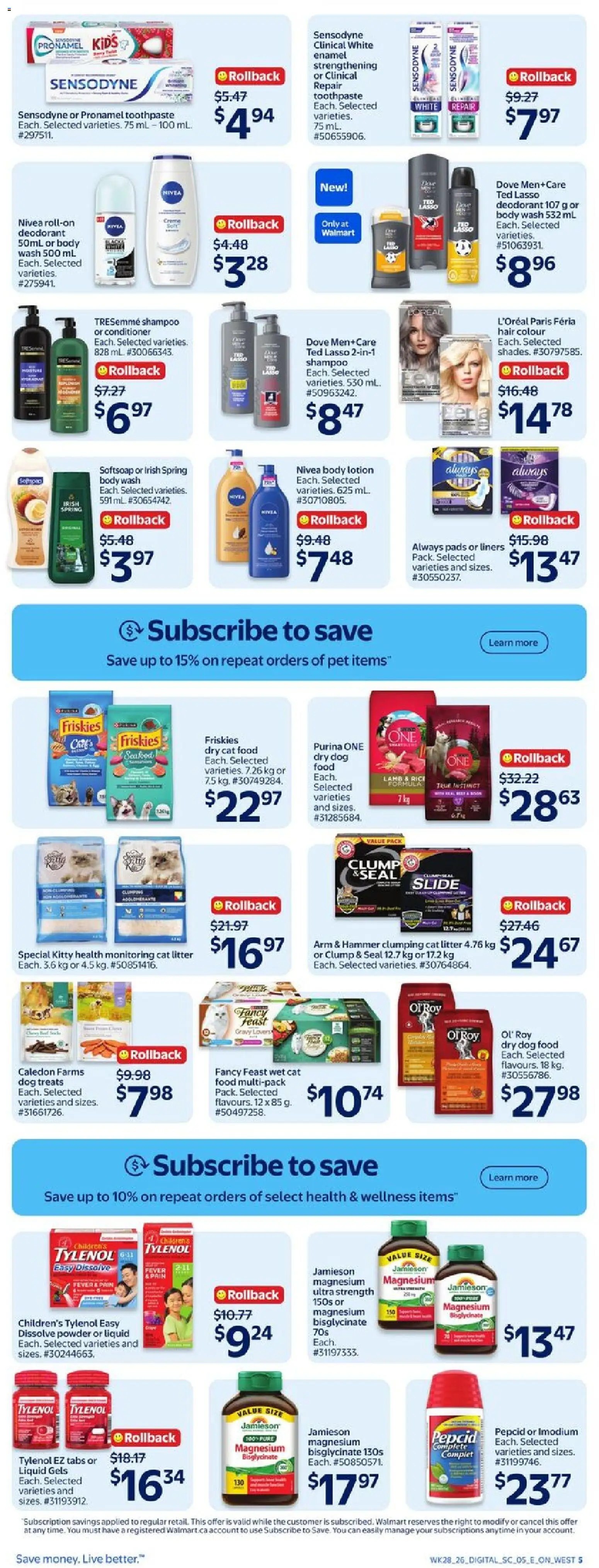 Walmart flyer valid from Aug 6, 2026 | Page: 26