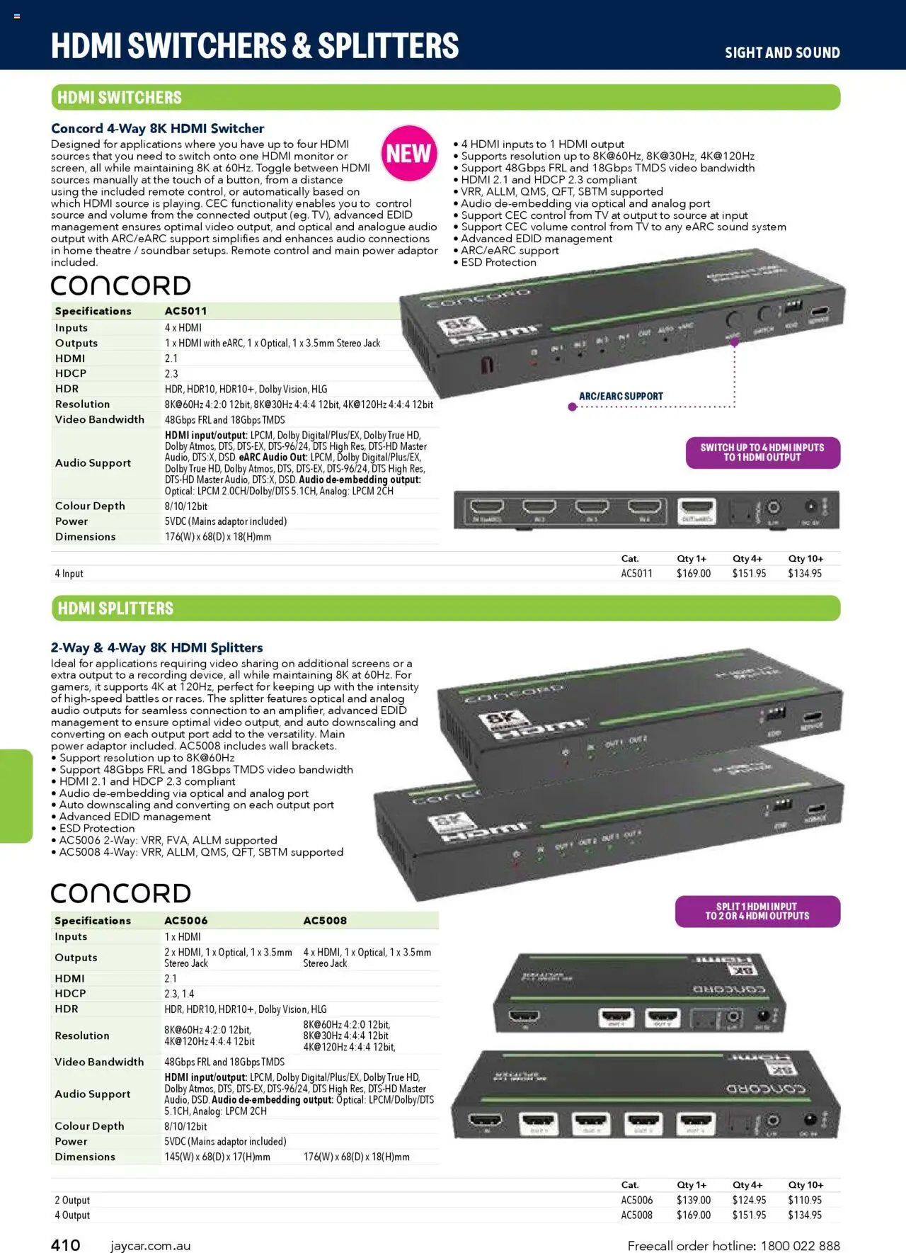 Jaycar catalogue - valid from 09/07/2025 | Page: 410 | Products: Soundbar, Audio, Remote control, Video