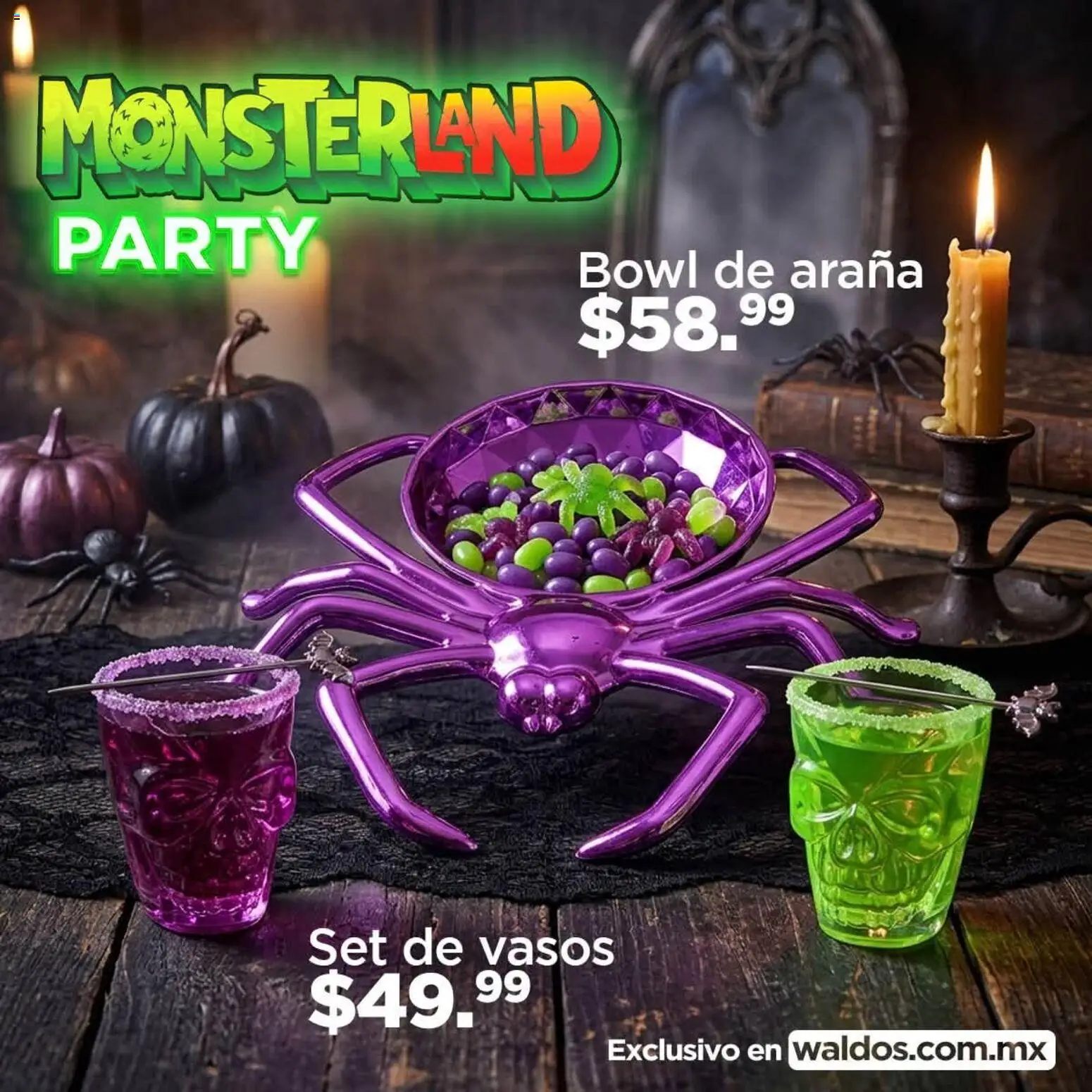 Nuevas ofertas de Waldo's válidas en toda la República Mexicana desde el 18/10/2026. ¡Encuentra las mejores ofertas en Waldo's catálogo Monsterland Party! | Página: 1