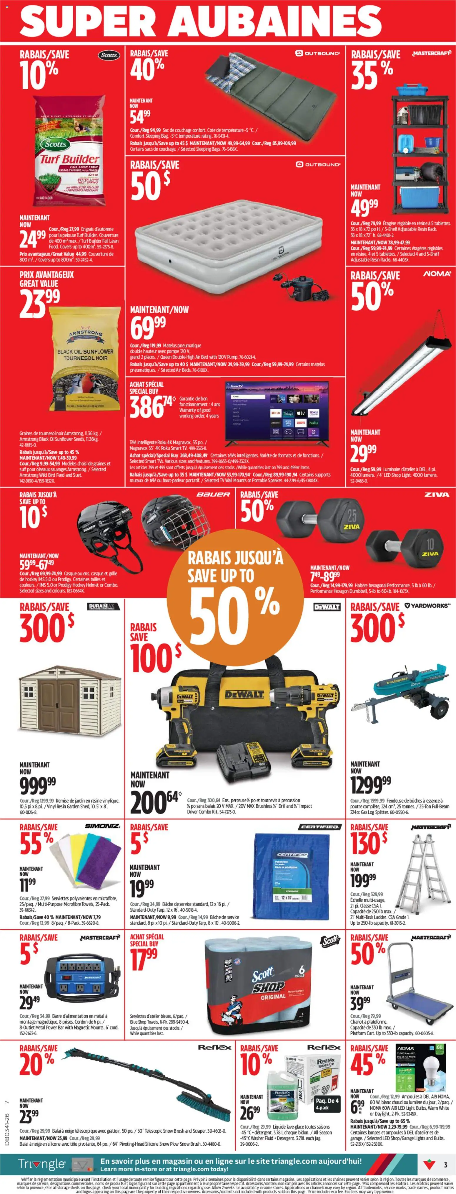 Canadian Tire flyer valid from Oct 8, 2026 | Page: 3