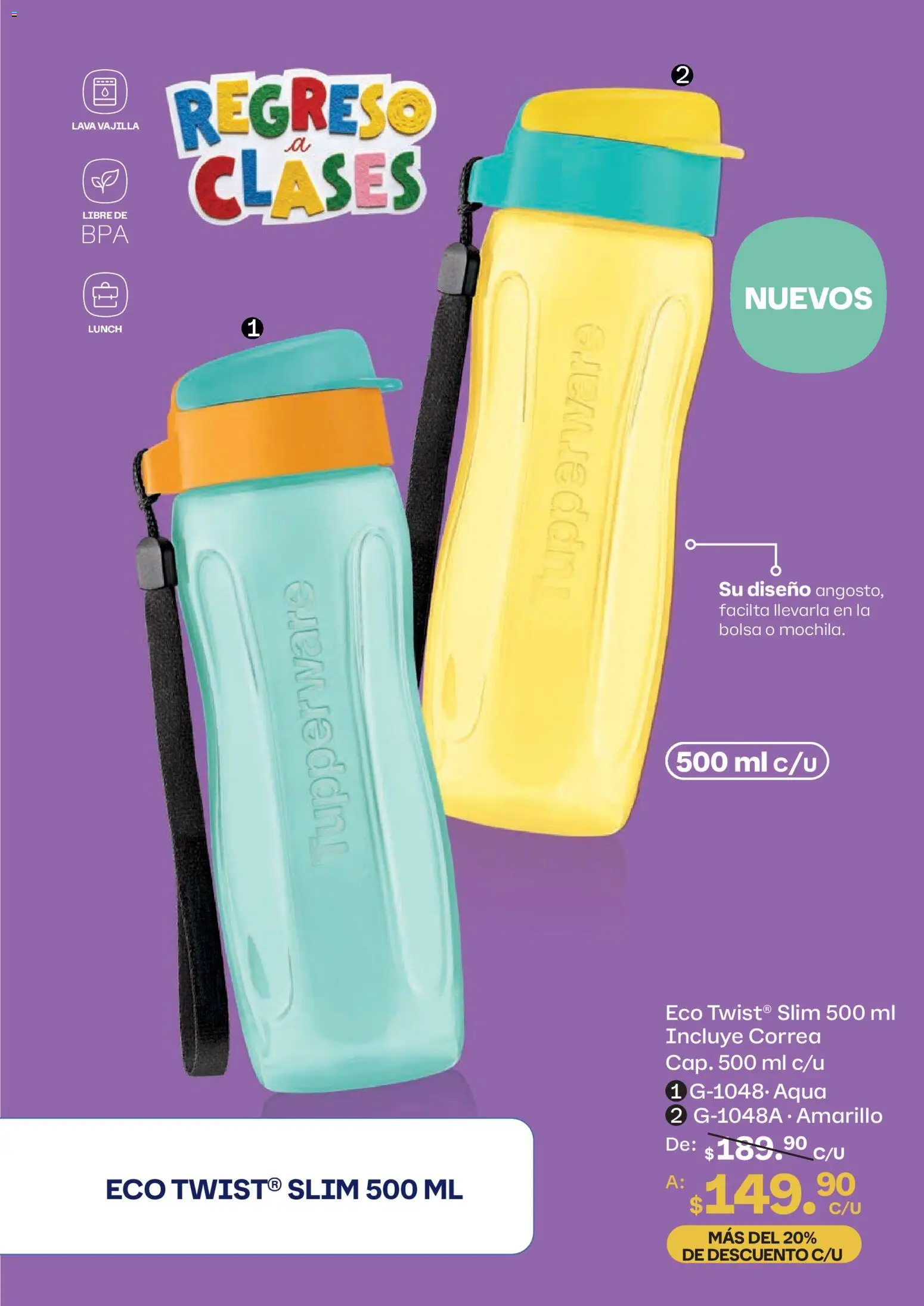 Nuevas ofertas de Tupperware válidas en toda la República Mexicana desde el 13/07/2026. ¡Encuentra las mejores ofertas en Tupperware catálogo! | Página: 11 | Productos: Bolsa