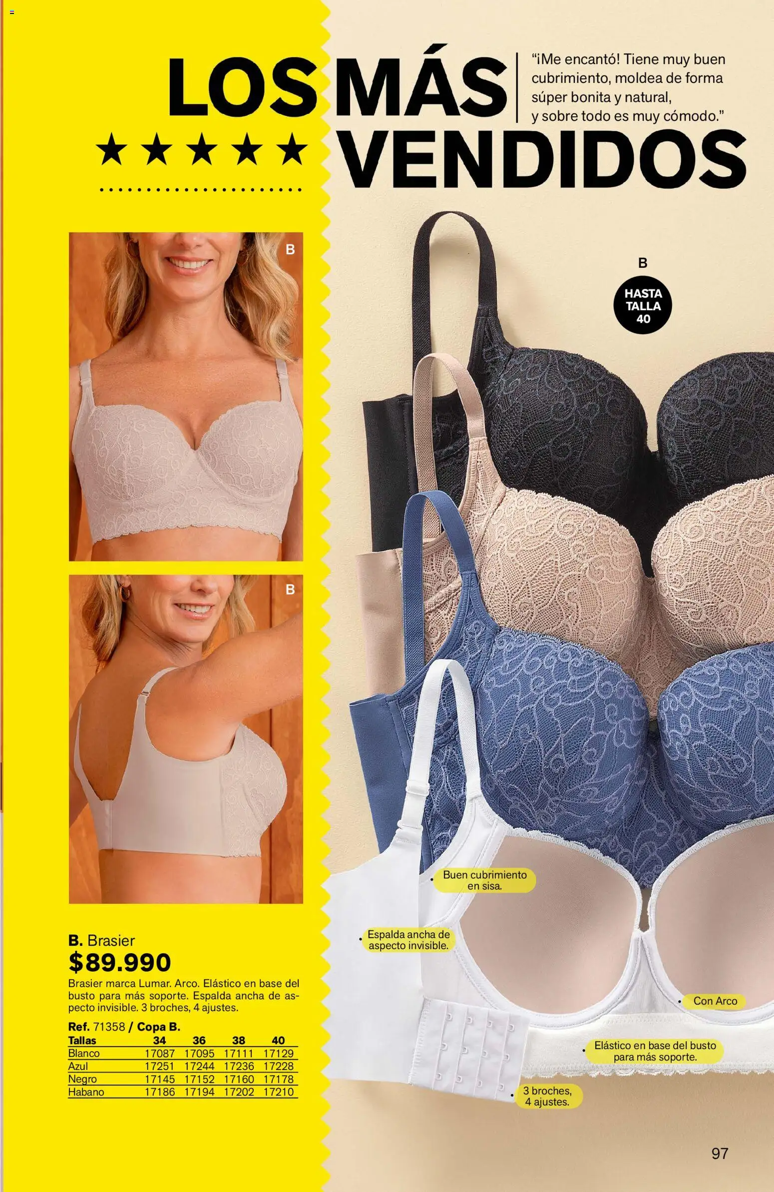 Leonisa revista - valida desde el 11/09/2026 | Página: 97 | Productos: Brasier, Sobre
