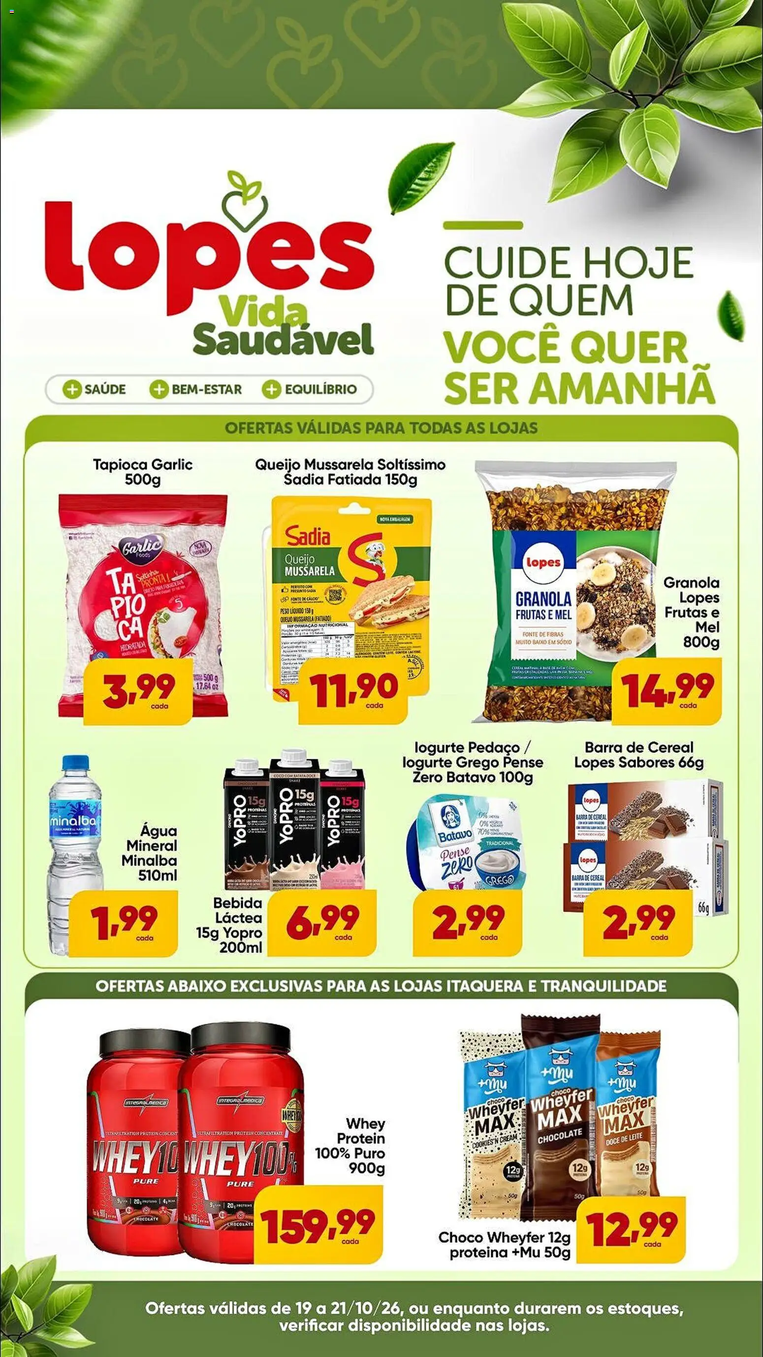 Lopes Supermercados Folheto - válido de 19/10/2026 | Página: 1