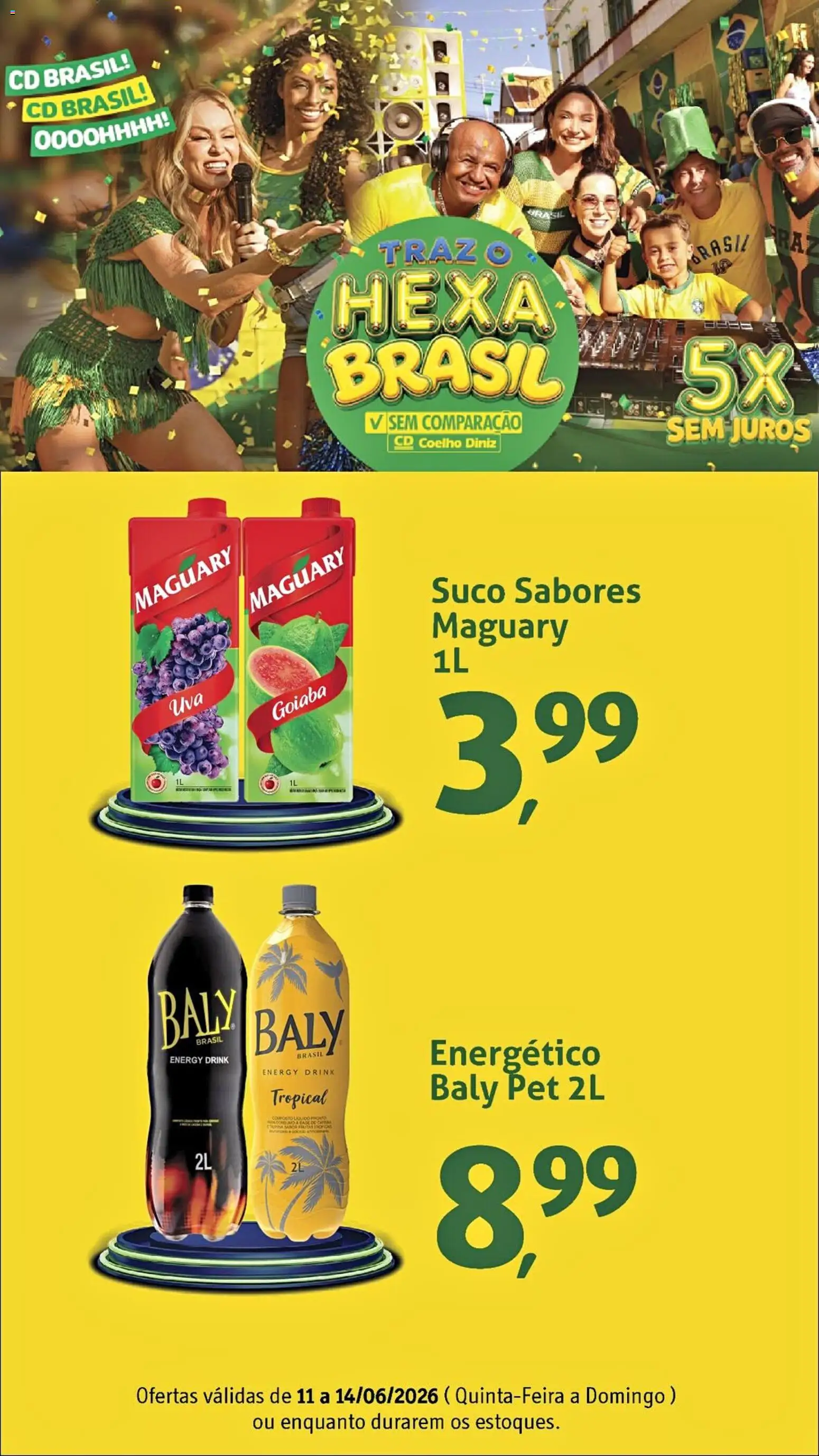 Coelho Diniz Folheto - válido de 11.06.2026 | Página: 3 | Produtos: Goiaba, Energético, Suco
