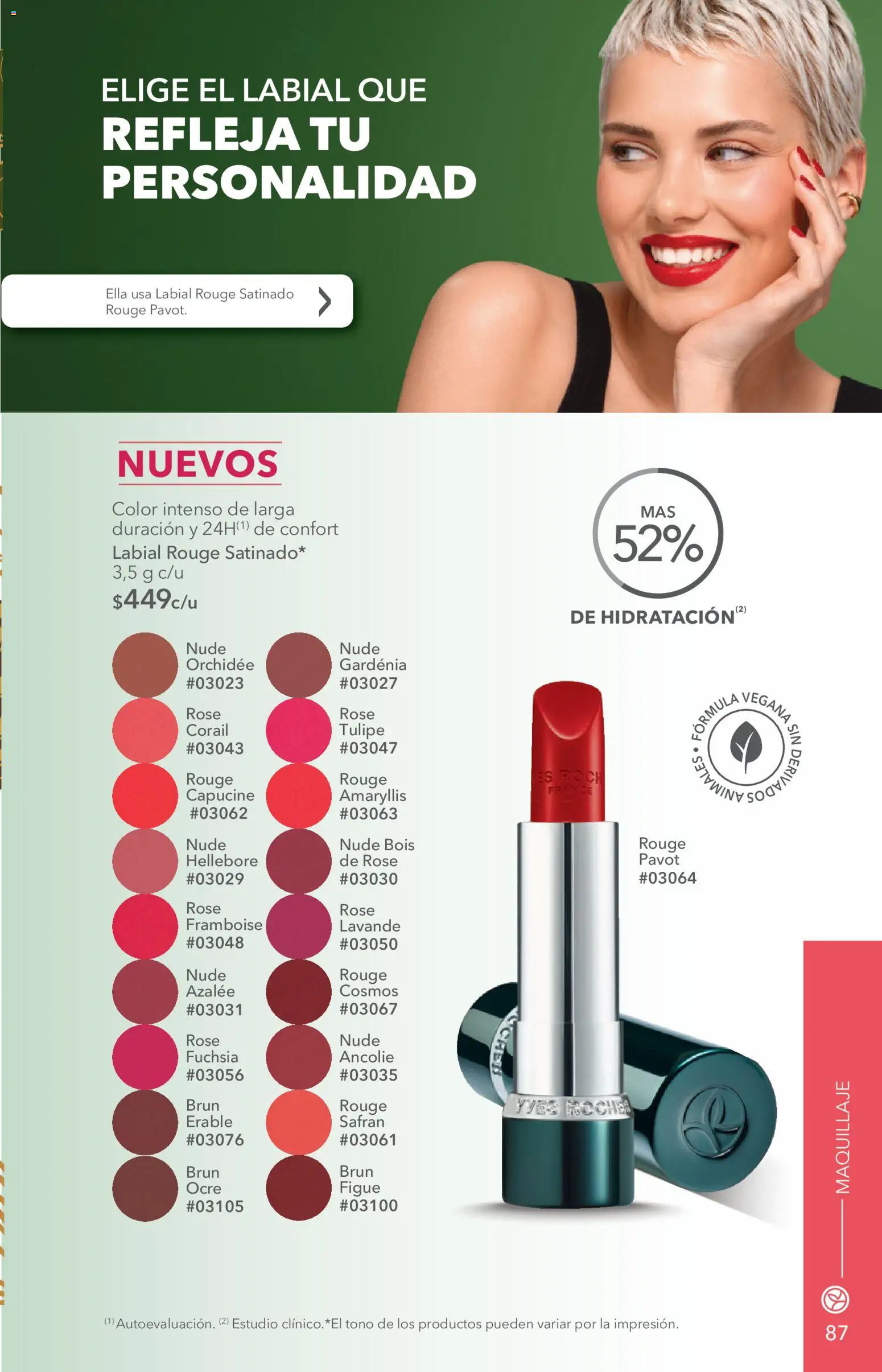 Nuevas ofertas de Yves Rocher válidas en toda la República Mexicana desde el 27/10/2026. ¡Encuentra las mejores ofertas en Yves Rocher campaña 15 2026! | Página: 89