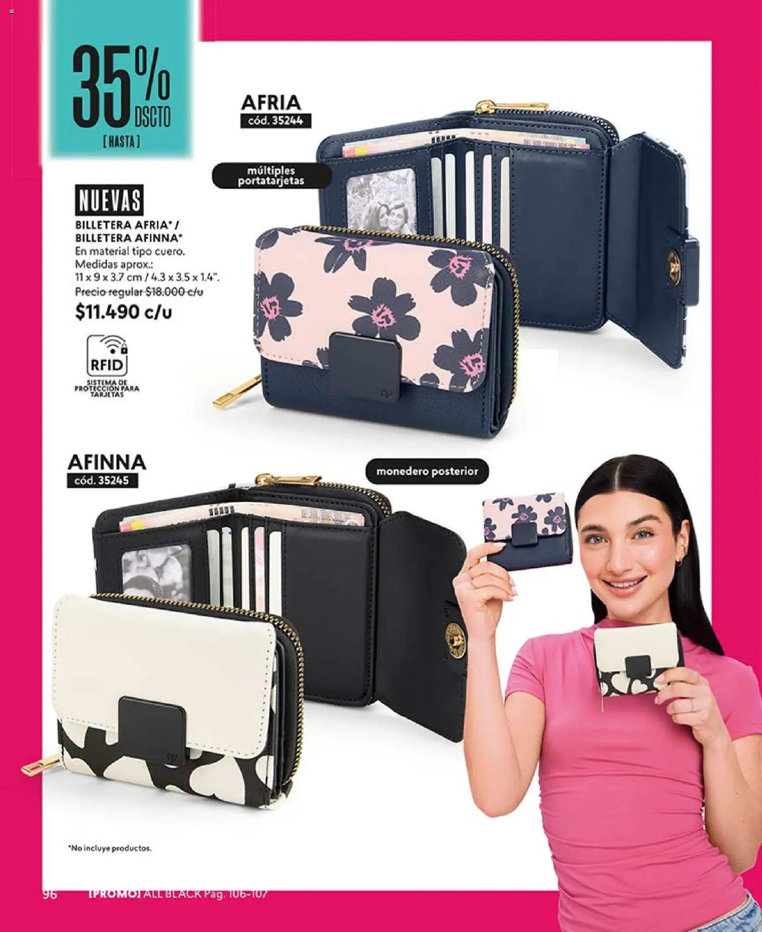 Catálogo CyZone Campaña 6 │ válido desde el 31.03.2026 | Página: 96 | Productos: Monedero, Billetera