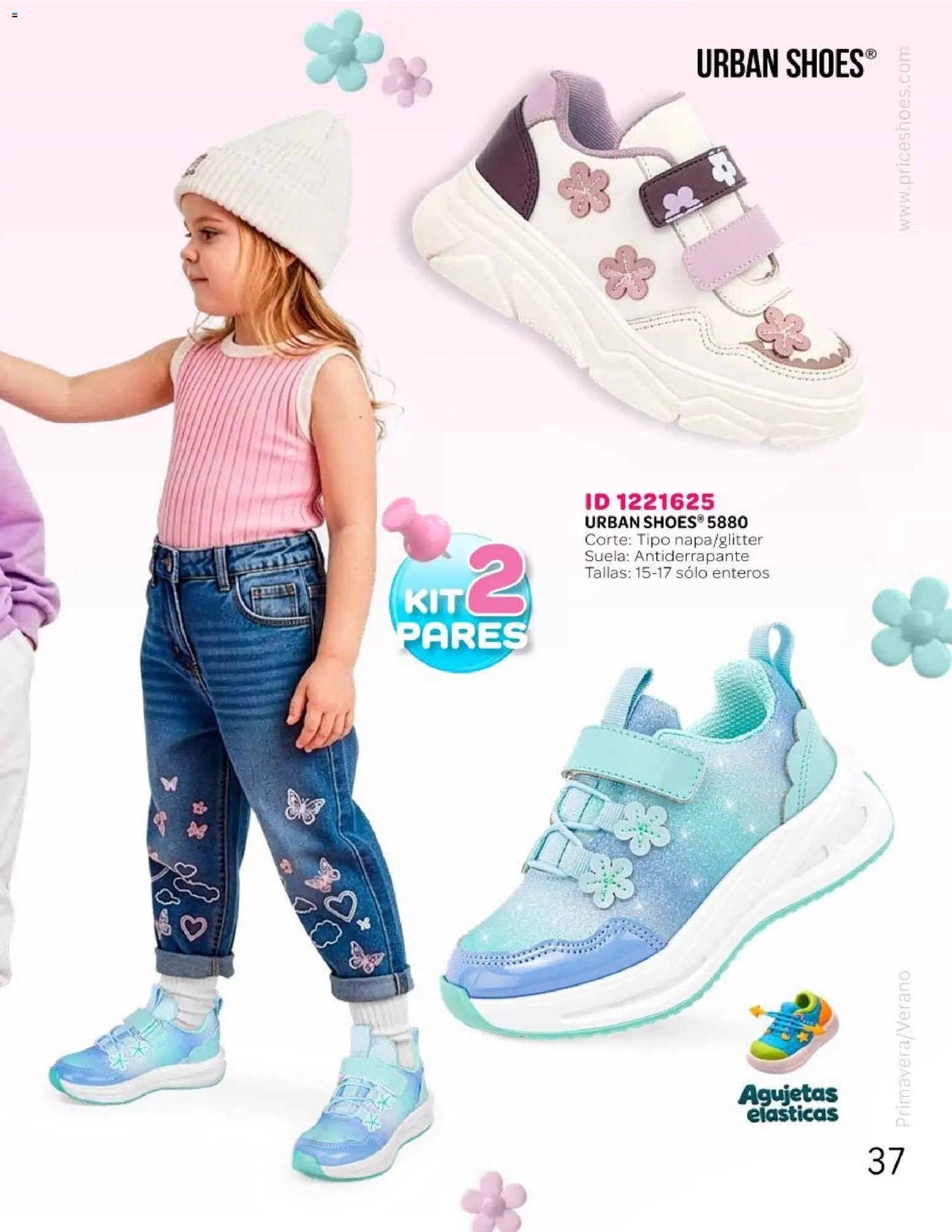 Nuevas ofertas de Price Shoes válidas en toda la República Mexicana desde el 25.04.2026. ¡Encuentra las mejores ofertas en Price Shoes catálogo Kids todo en uno! | Página: 37