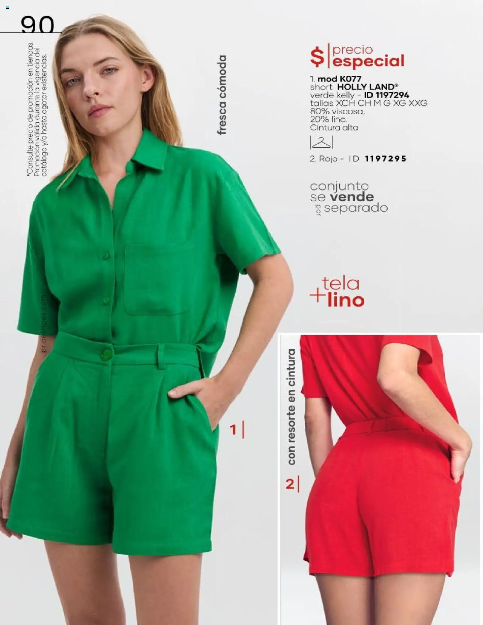 Nuevas ofertas de Price Shoes válidas en toda la República Mexicana desde el 16.06.2026. ¡Encuentra las mejores ofertas en Price Shoes catálogo Cierre de temporada! | Página: 90 | Productos: Conjunto, Short