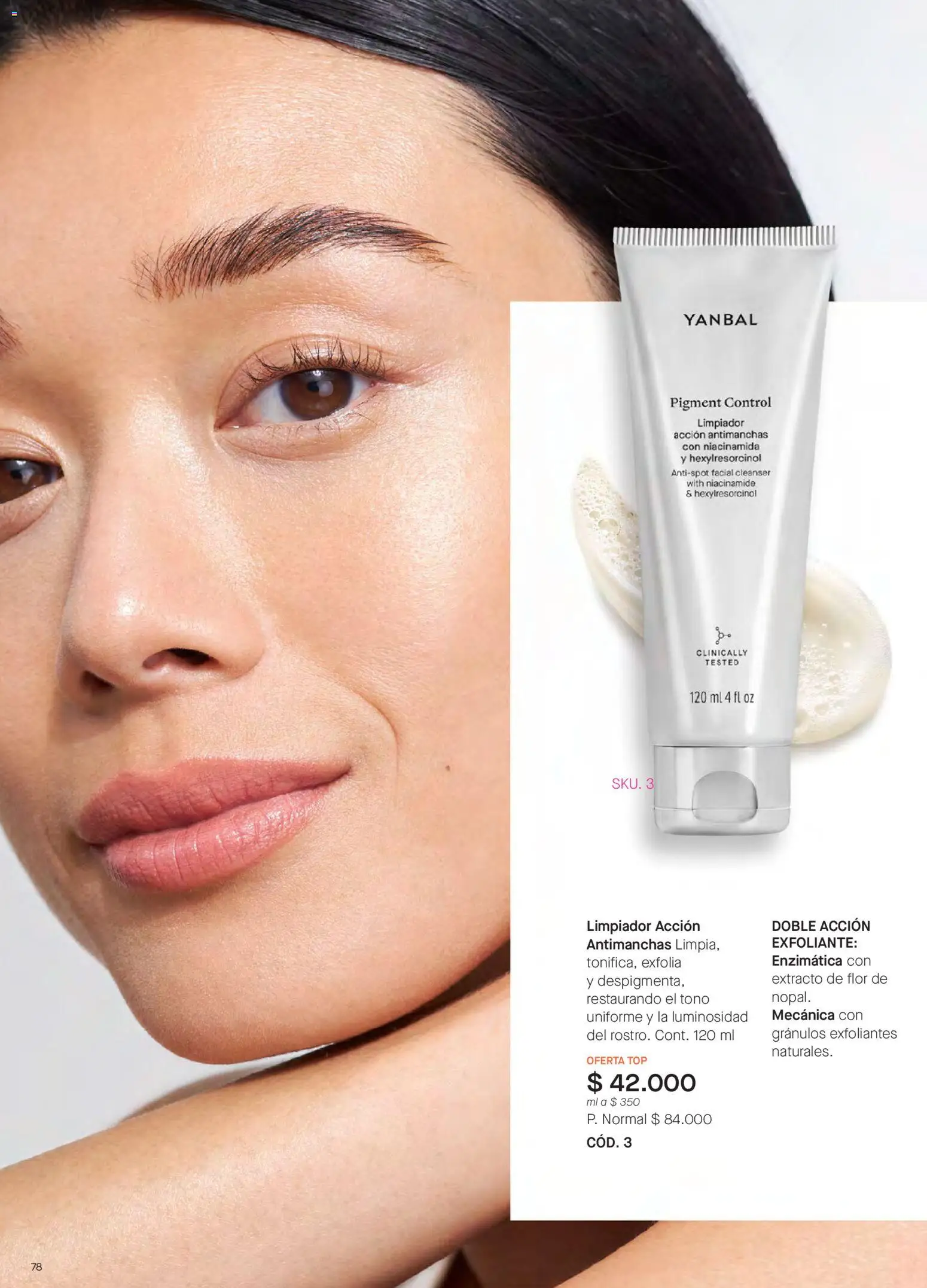 Yanbal revista - valida desde el 15/08/2026 | Página: 78 | Productos: Limpiador, Top