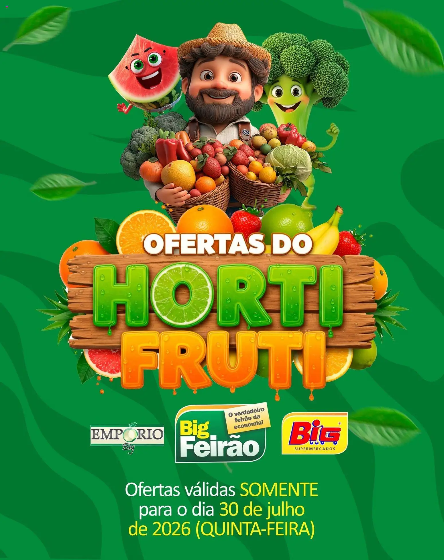 Big Supermercados Folheto - válido de 30/07/2026 | Página: 1