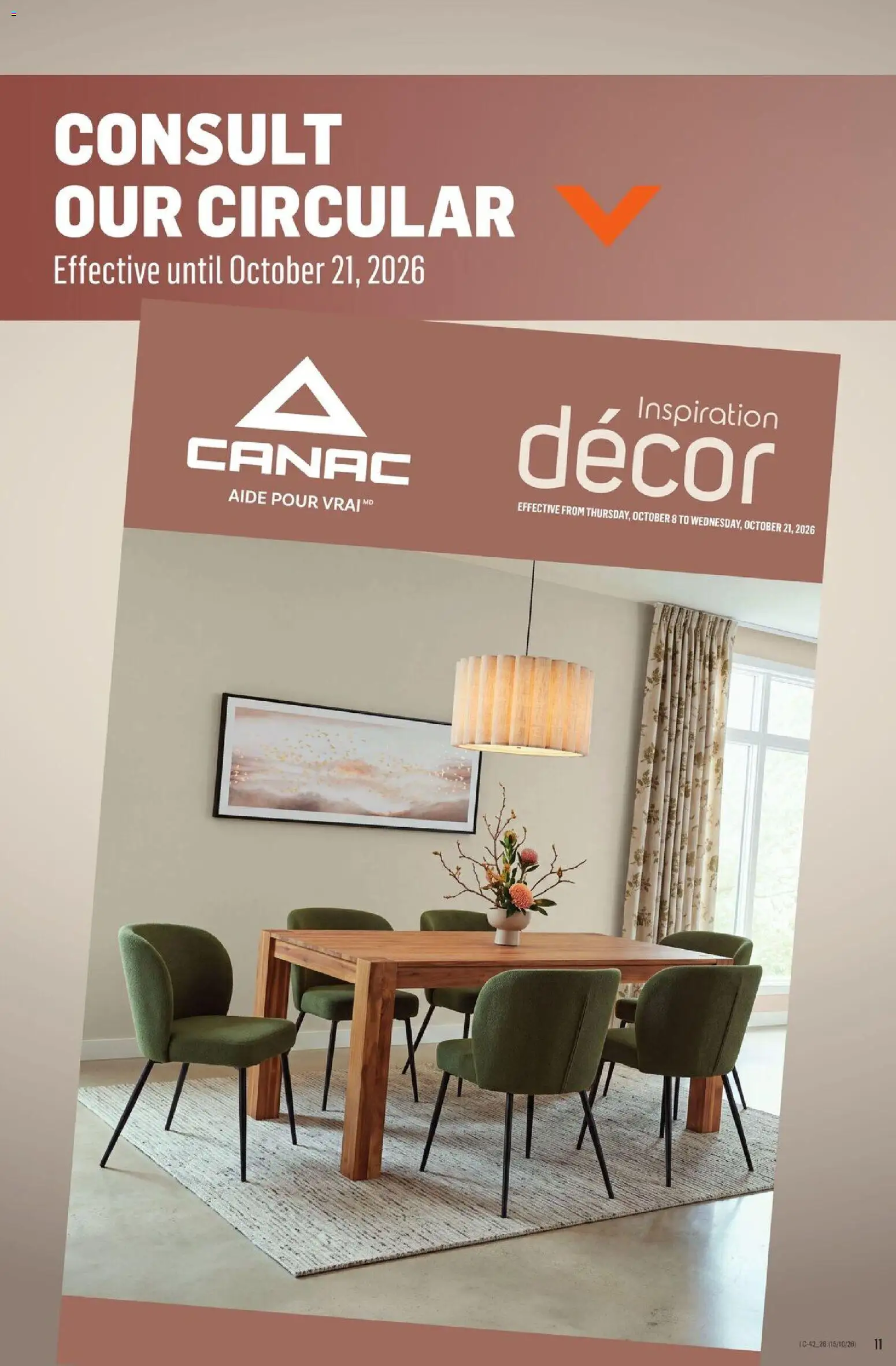 Canac flyer valid from Oct 15, 2026 | Page: 11