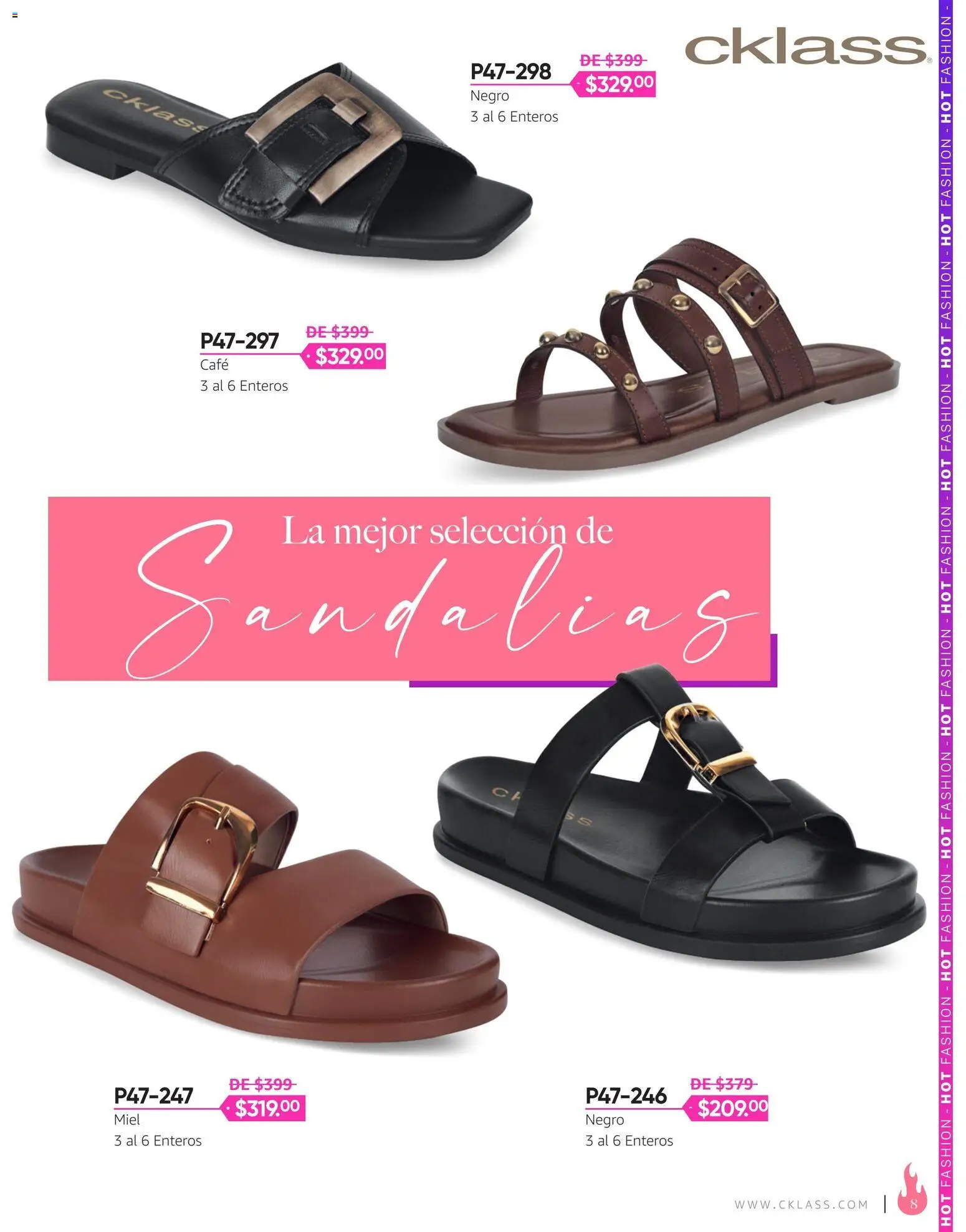 Nuevas ofertas de Cklass válidas en toda la República Mexicana desde el 03/08/2026. ¡Encuentra las mejores ofertas en Cklass catálogo Hot Fashion Ropa! | Página: 90 | Productos: Café