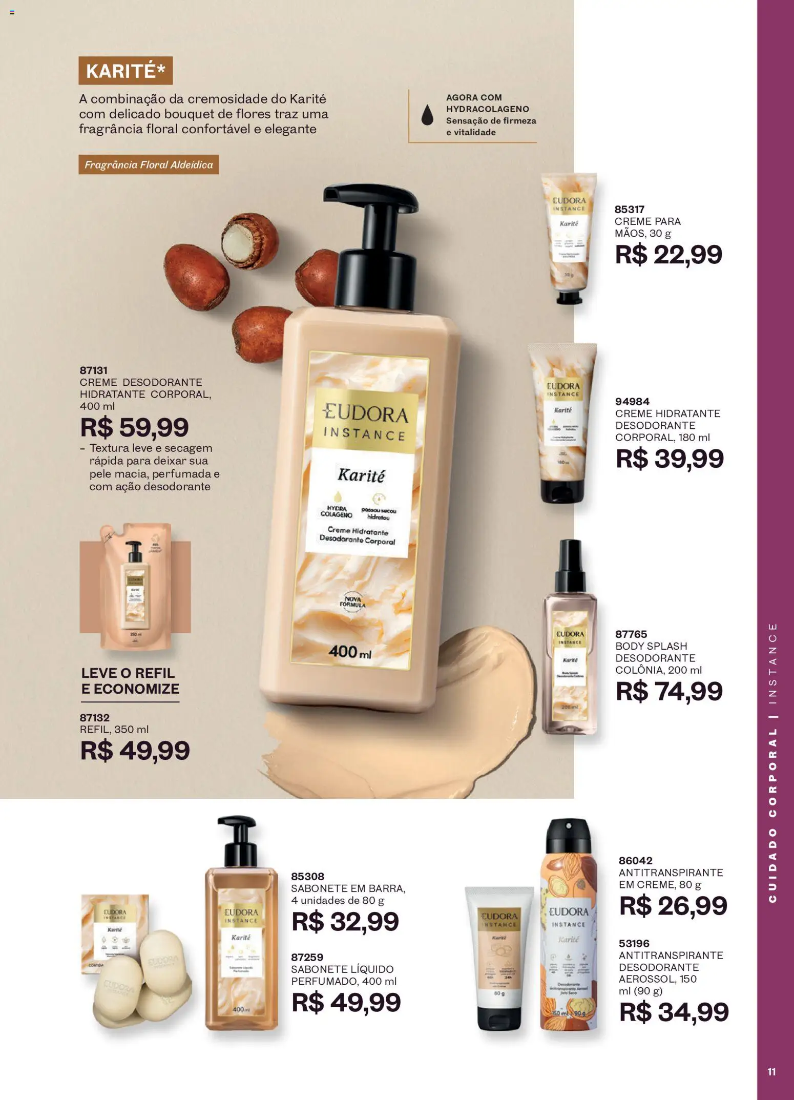 Eudora Folheto - válido de 16/09/2026 | Página: 14 | Produtos: Fragrância, Flores, Sabonete, Body