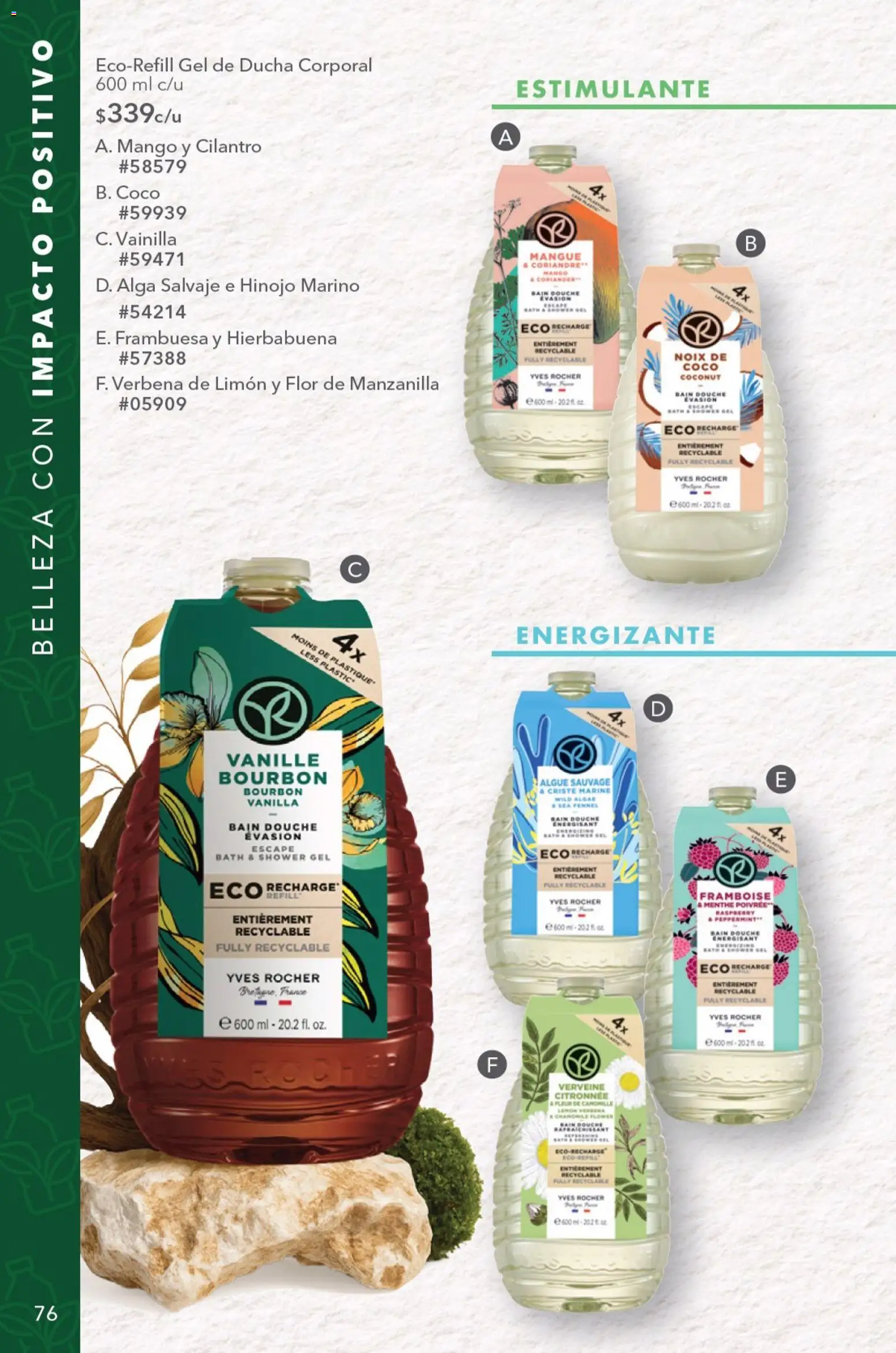 Nuevas ofertas de Yves Rocher válidas en toda la República Mexicana desde el 15/09/2026. ¡Encuentra las mejores ofertas en Yves Rocher campaña 13 2026! | Página: 80