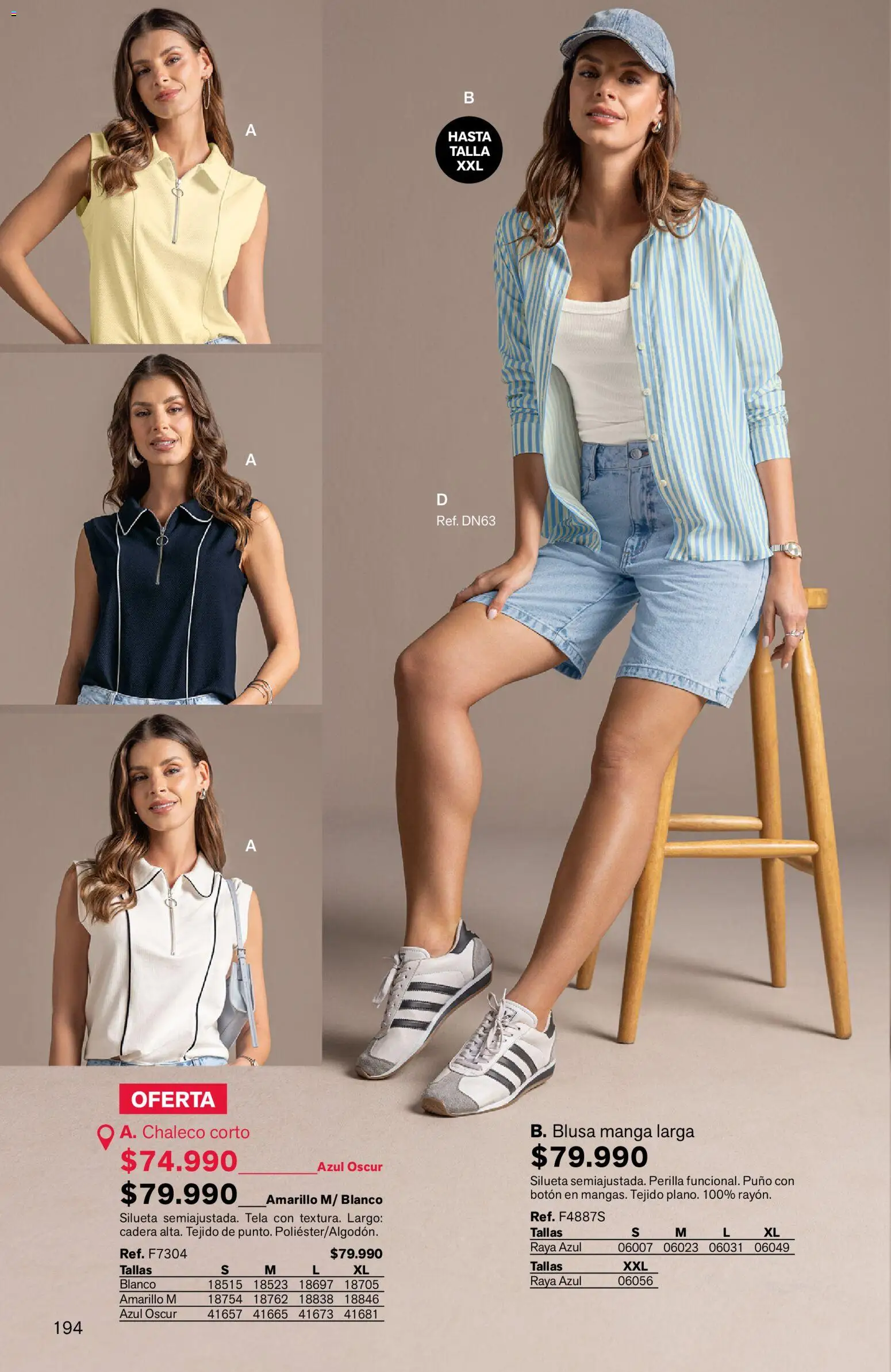Leonisa revista - valida desde el 24/08/2026 | Página: 194 | Productos: Blusa, Chaleco