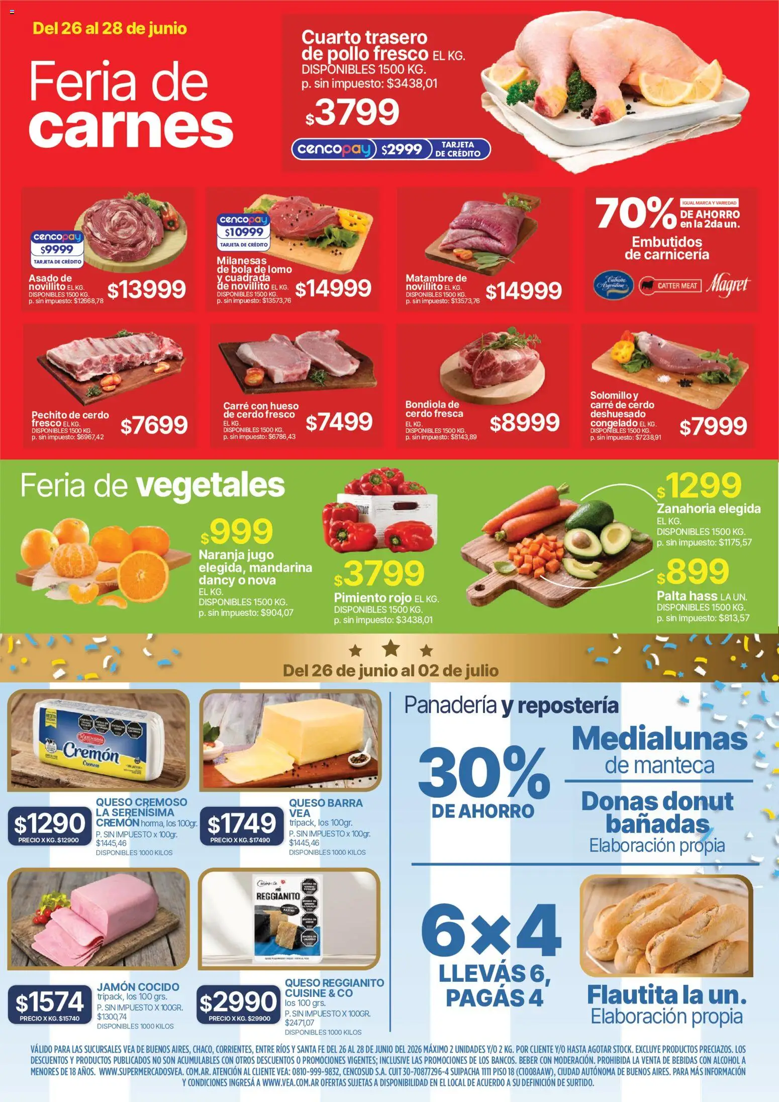 Vea - Fin de semana de ahorro │ válido desde el 26/06/2026 | Página: 4