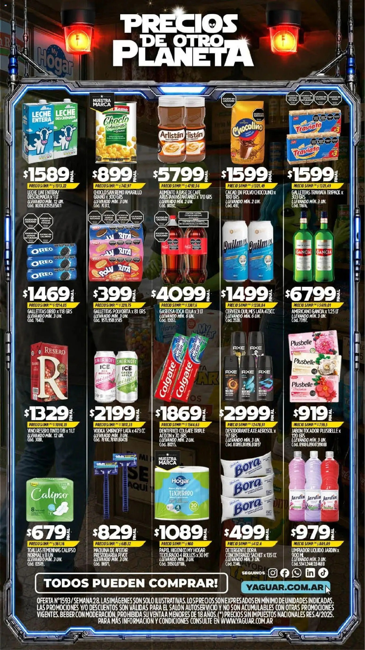 Yaguar - Oferta Semanal Salta │ válido desde el 06/07/2026 | Página: 2 | Productos: Vodka, Papel higiénico, Cerveza, Limpiador