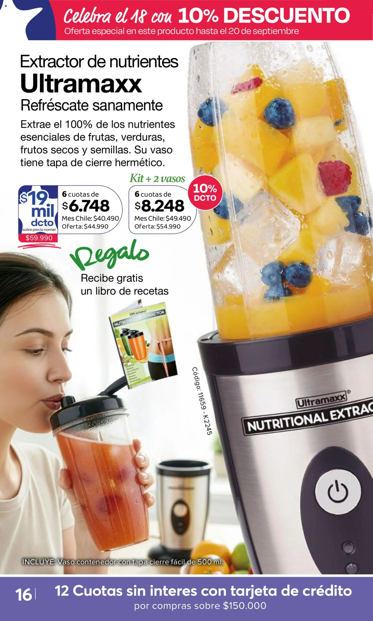 A3D Ofertas │ válido desde el 01.09.2026 | Página: 16 | Productos: Sobre, Frutos secos, Vasos, Vaso