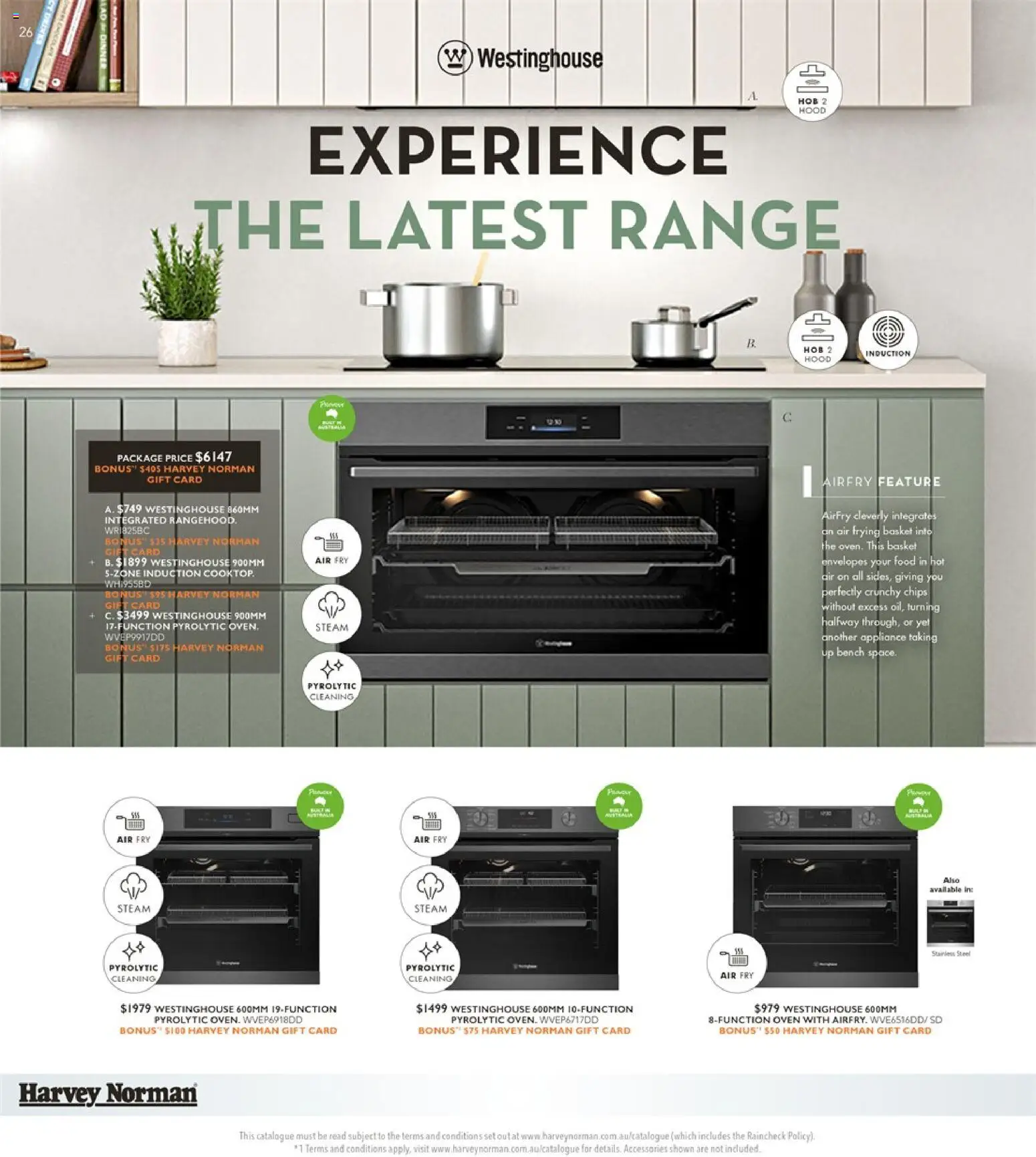 Harvey Norman catalogue - valid from 29.04.2026 | Page: 26 | Products: Basket, Chips, Oven, Bench