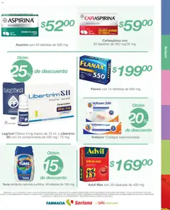 Vista previa de Soriana Folleto Farmacia Soriana Híper Nacional, nuevo folleto de la tienda, válido en México a partir del 01/08/2026 | Página: 4 | Productos: Frasco, Antiácido, Cápsulas, Caja