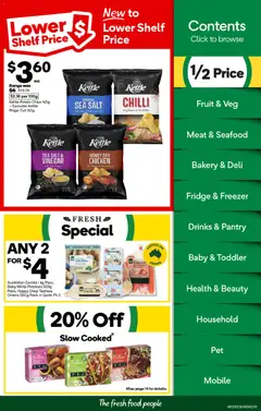 Preview of Woolworths catalogue NSW - valid from 01/07/2026 | Page: 2 | Products: Honey, Pork, Kettle, Bakery