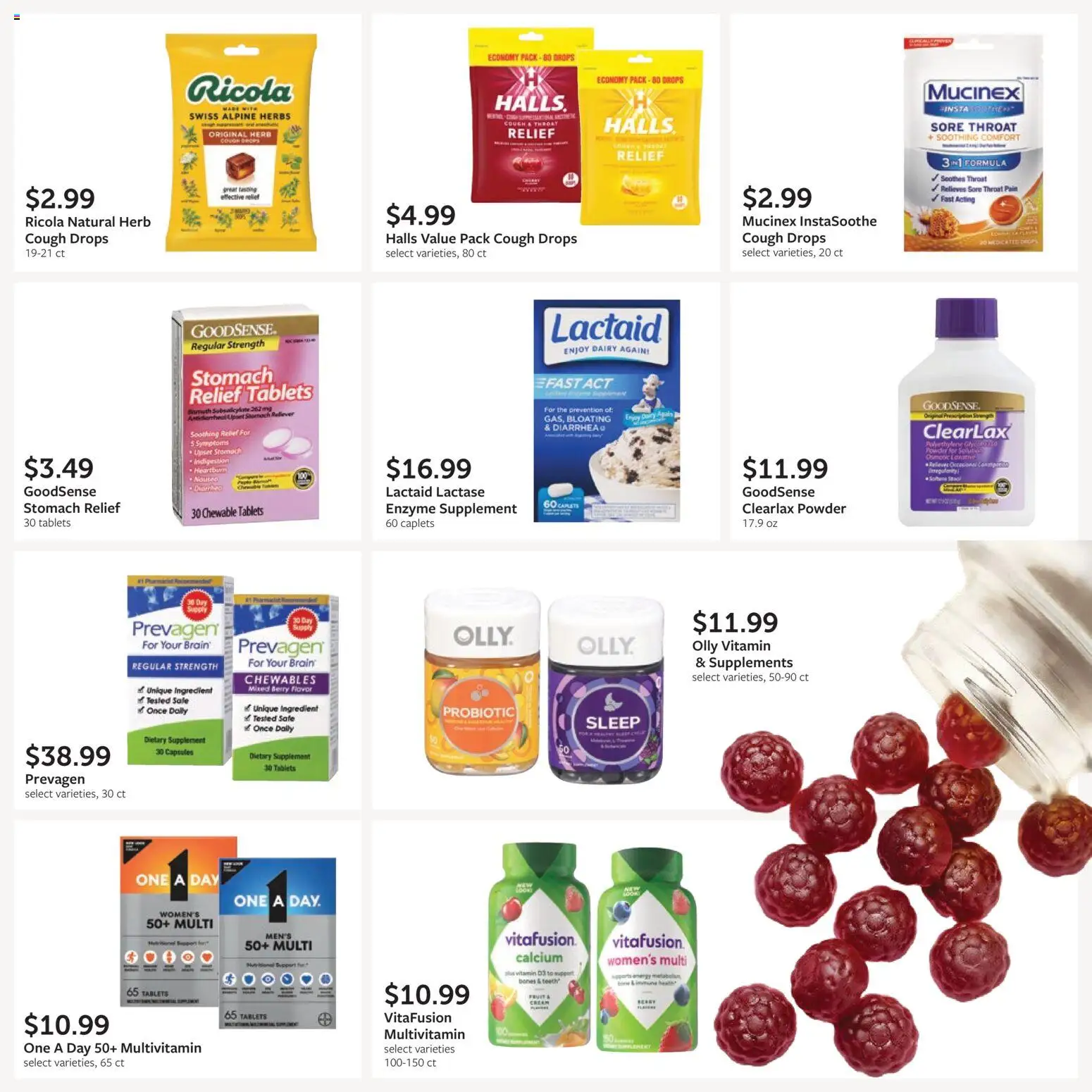 Fareway Monthly Ad - valid from 08/03/2026 | Page: 40 | Products: Multivitamin, Vitamin, Powder