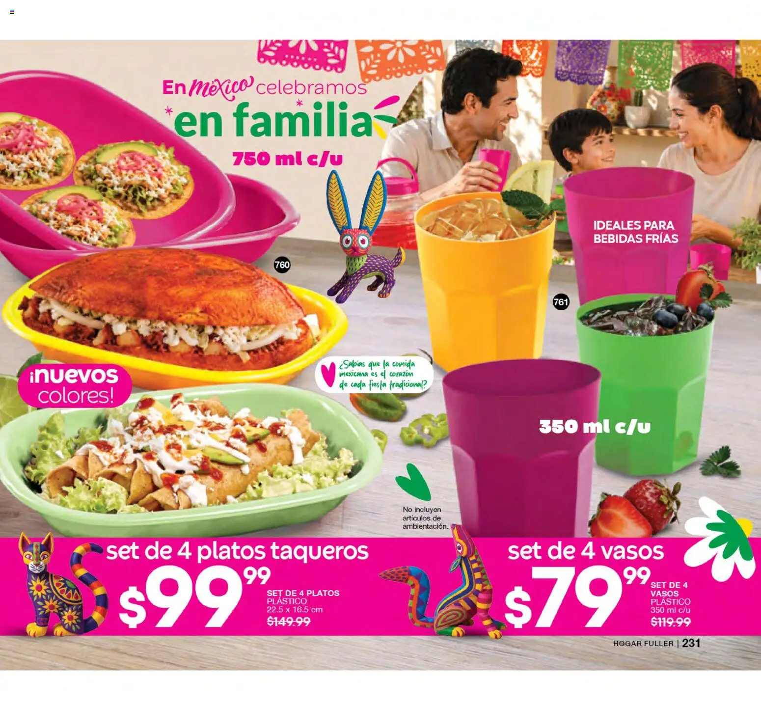 Nuevas ofertas de Fuller válidas en toda la República Mexicana desde el 05/08/2026. ¡Encuentra las mejores ofertas en Fuller campaña 9 2026! | Página: 231 | Productos: Bebidas, Vasos