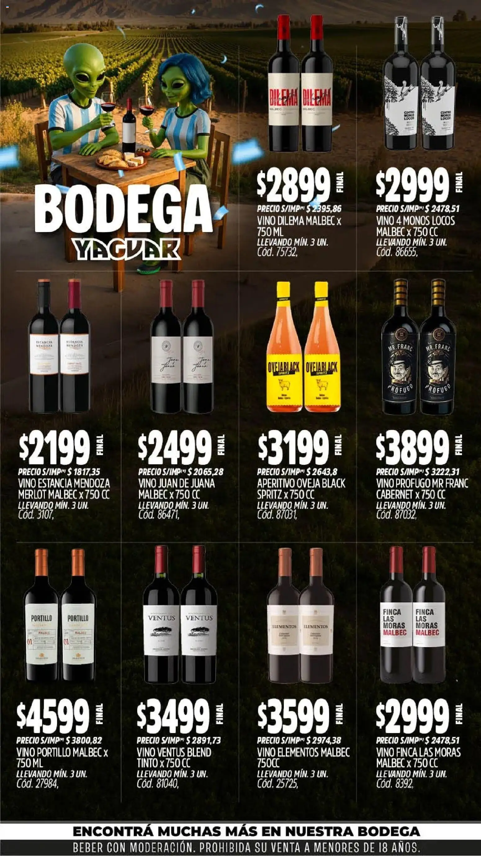 Yaguar - Oferta Semanal General Roca │ válido desde el 06/07/2026 | Página: 6 | Productos: Vino