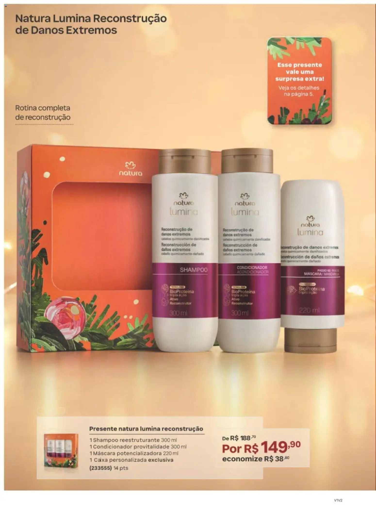 Natura Folheto - válido de 12/10/2026 | Página: 34 | Produtos: Shampoo, Condicionador, Caixa