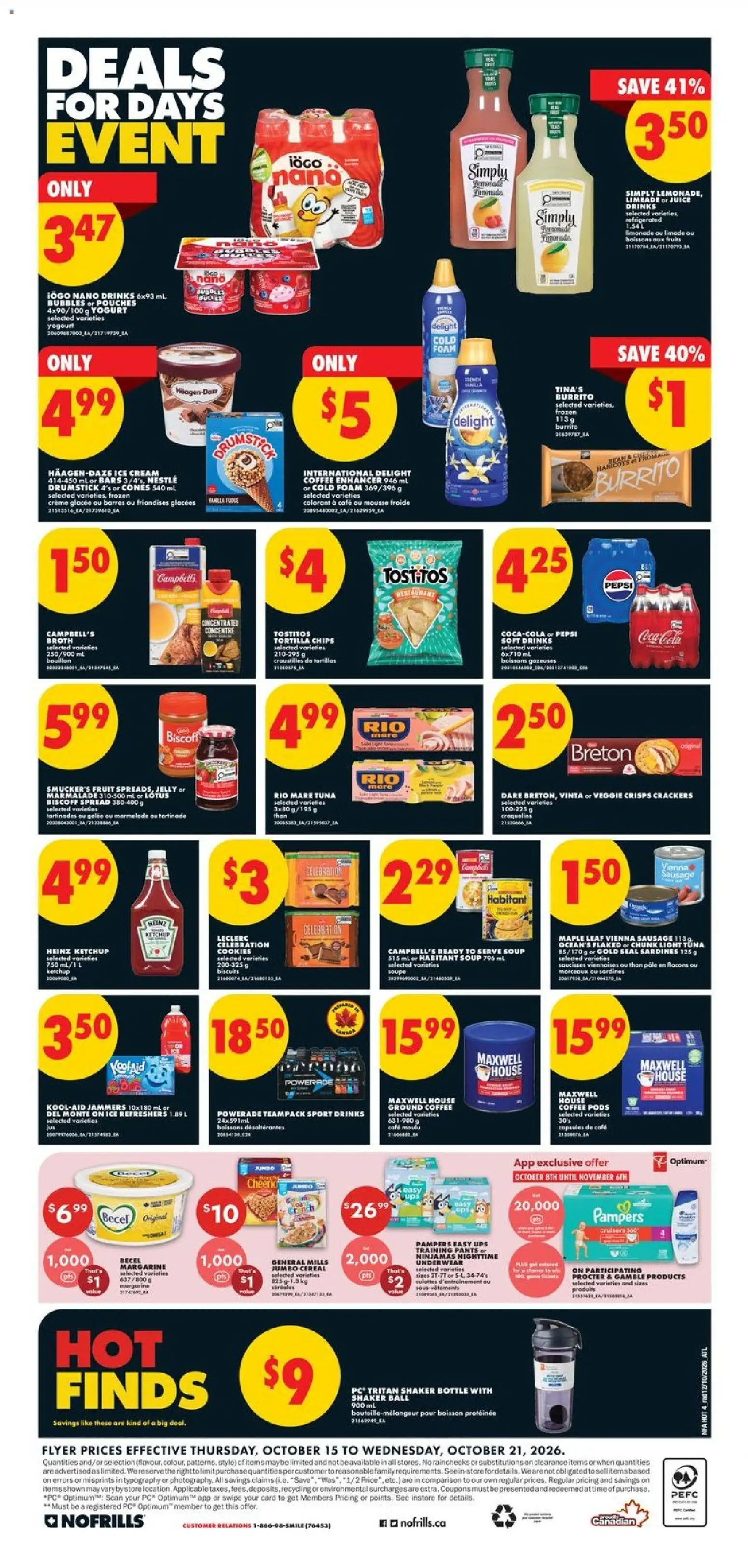 No Frills flyer valid from Oct 15, 2026 | Page: 4