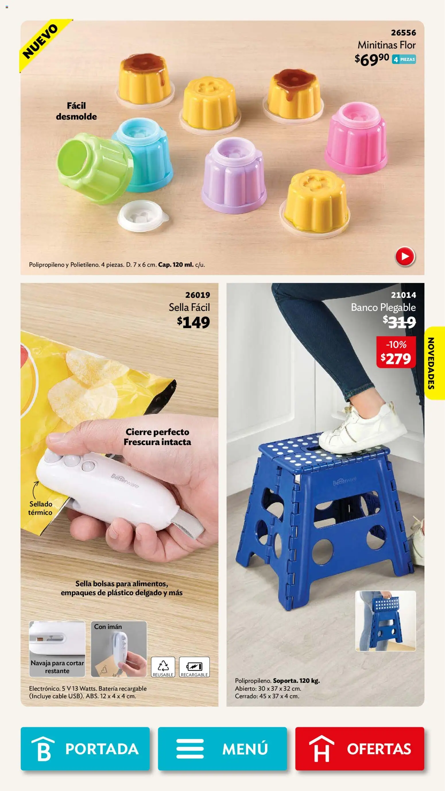 Nuevas ofertas de Betterware válidas en toda la República Mexicana desde el 28/09/2026. ¡Encuentra las mejores ofertas en Betterware campaña 10 2026! | Página: 19