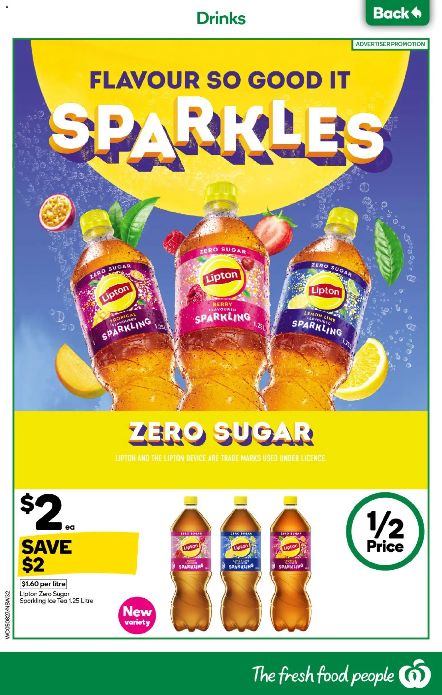 Woolworths catalogue - valid from 05/08/2026 | Page: 32 | Products: Drinks, Food, Tea, Ice